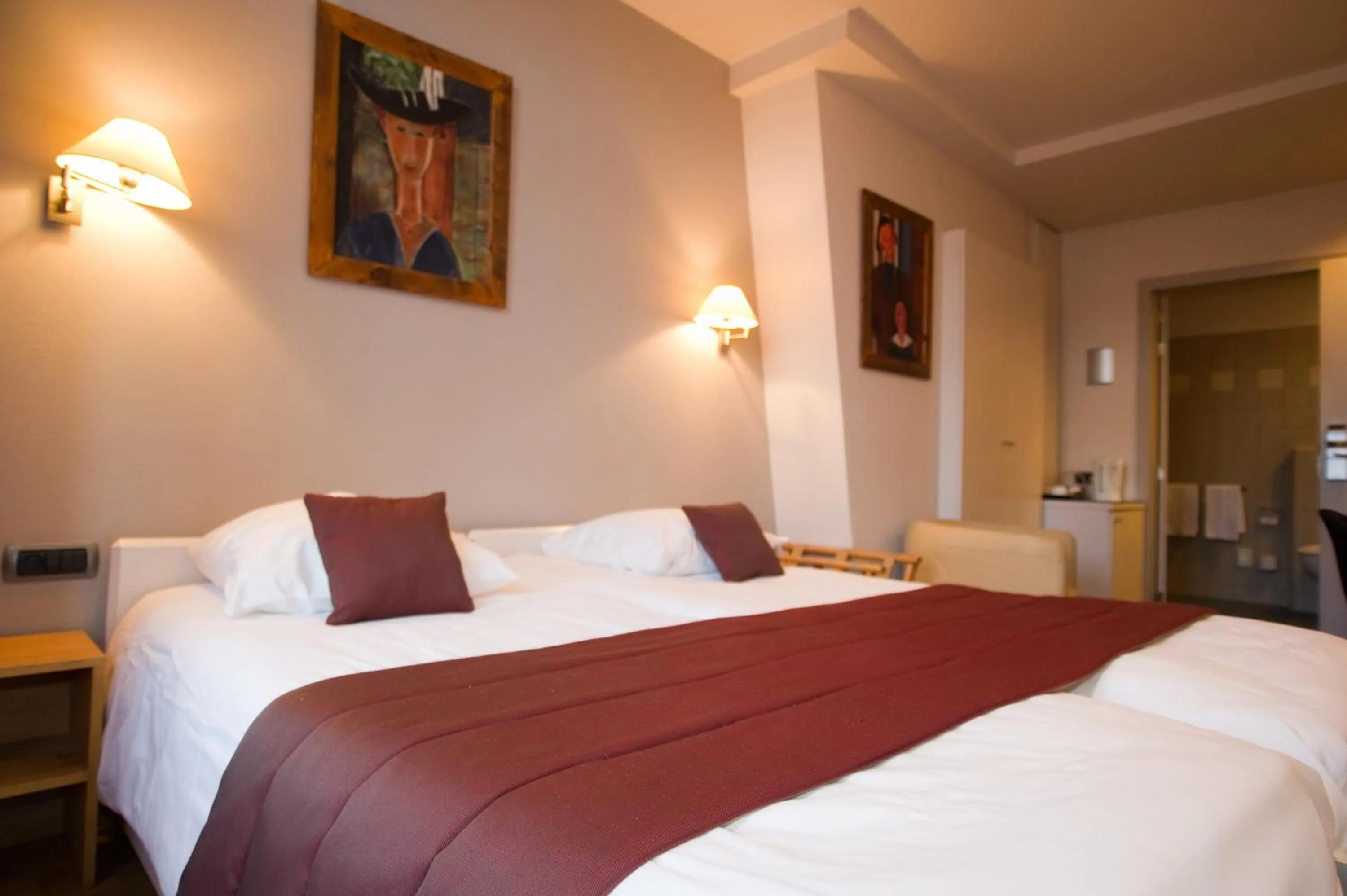 Bed in Hotel Bourgoensch Hof