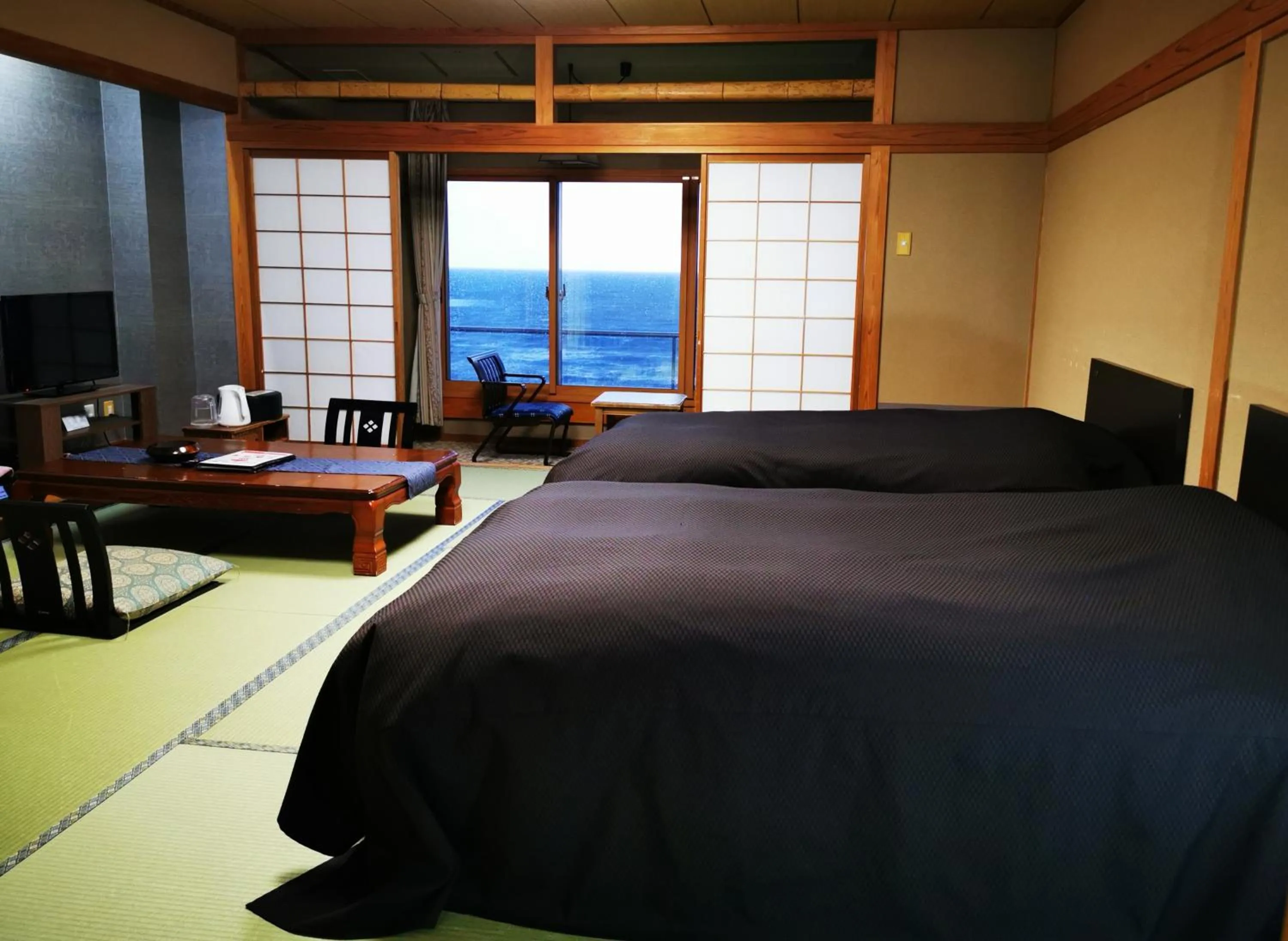 Bedroom, Bed in Yura Onsen Yaotome