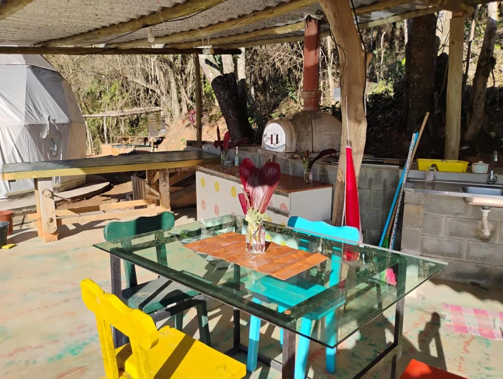 Dining area in Pousada Spa Saúde Melhor