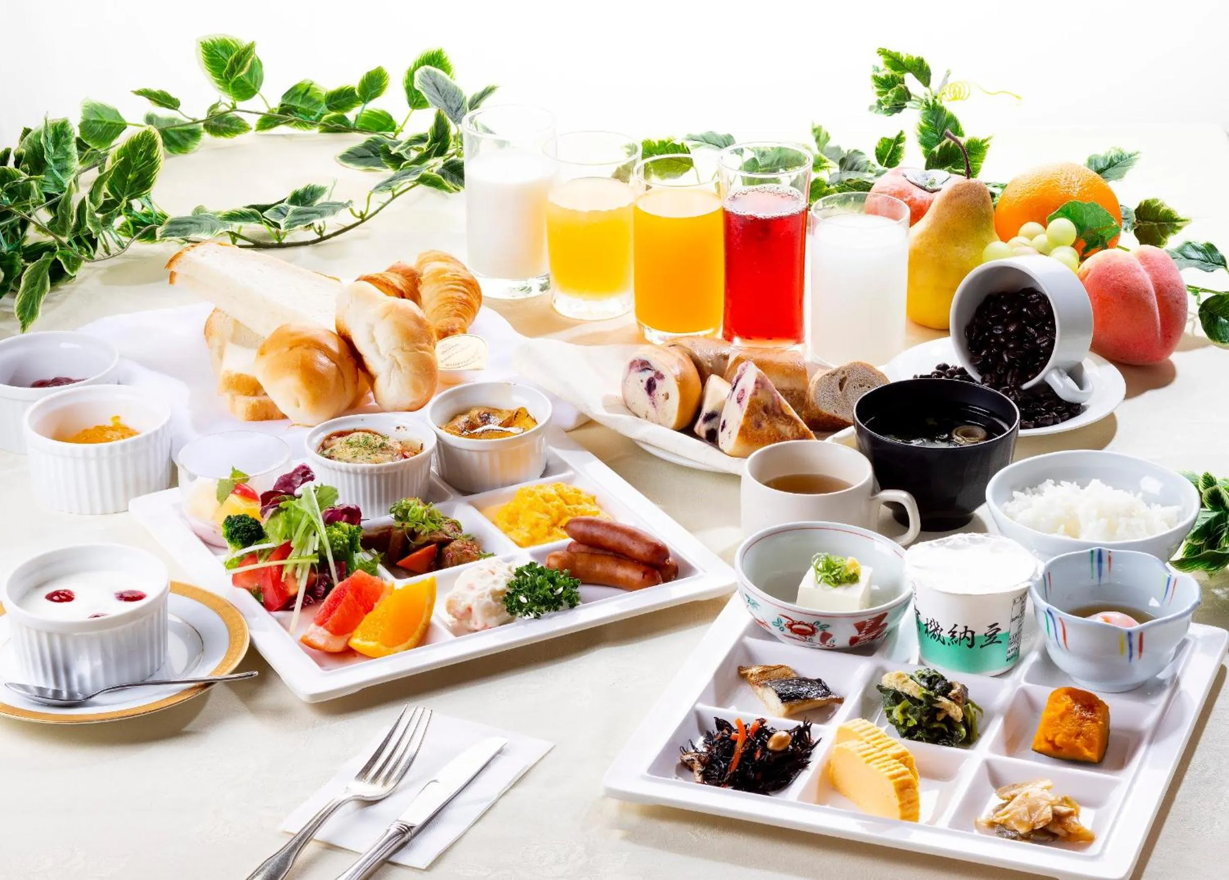 Breakfast in Kobe Hotel Fruit Flower