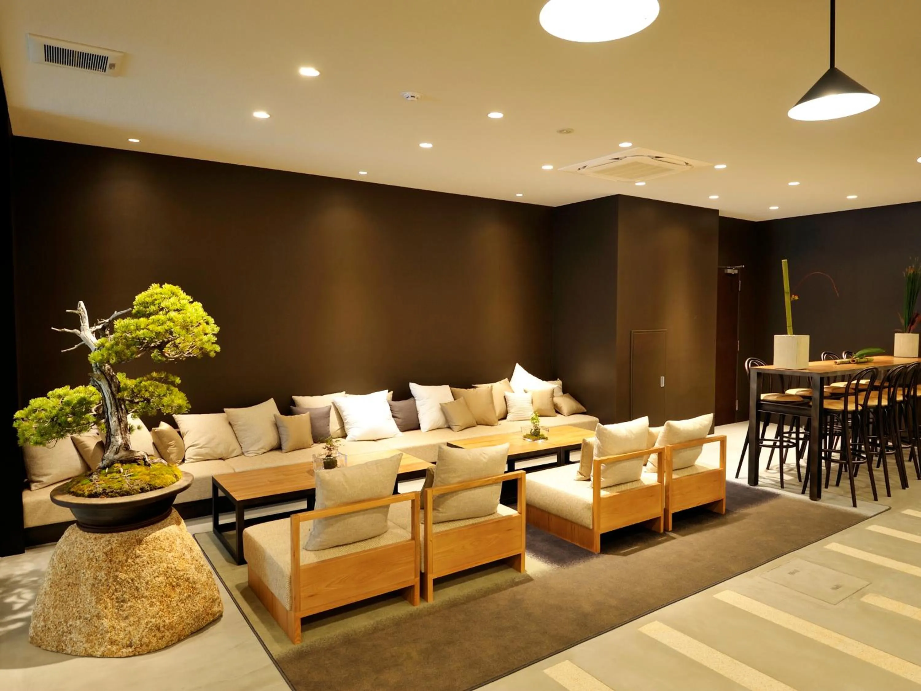 Lobby or reception in hotel androoms Osaka Hommachi