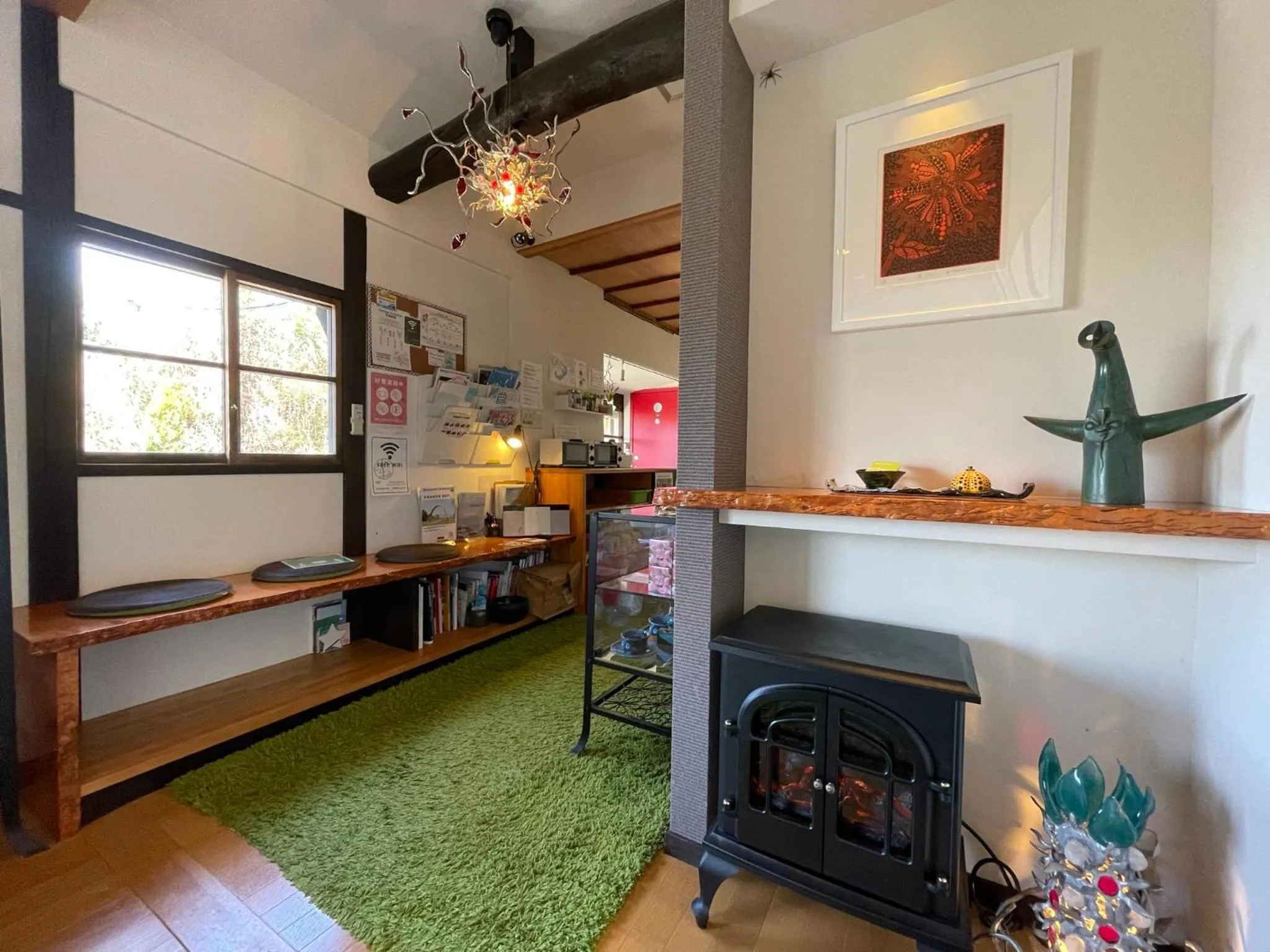 Living room in Bamboo Village Guest House