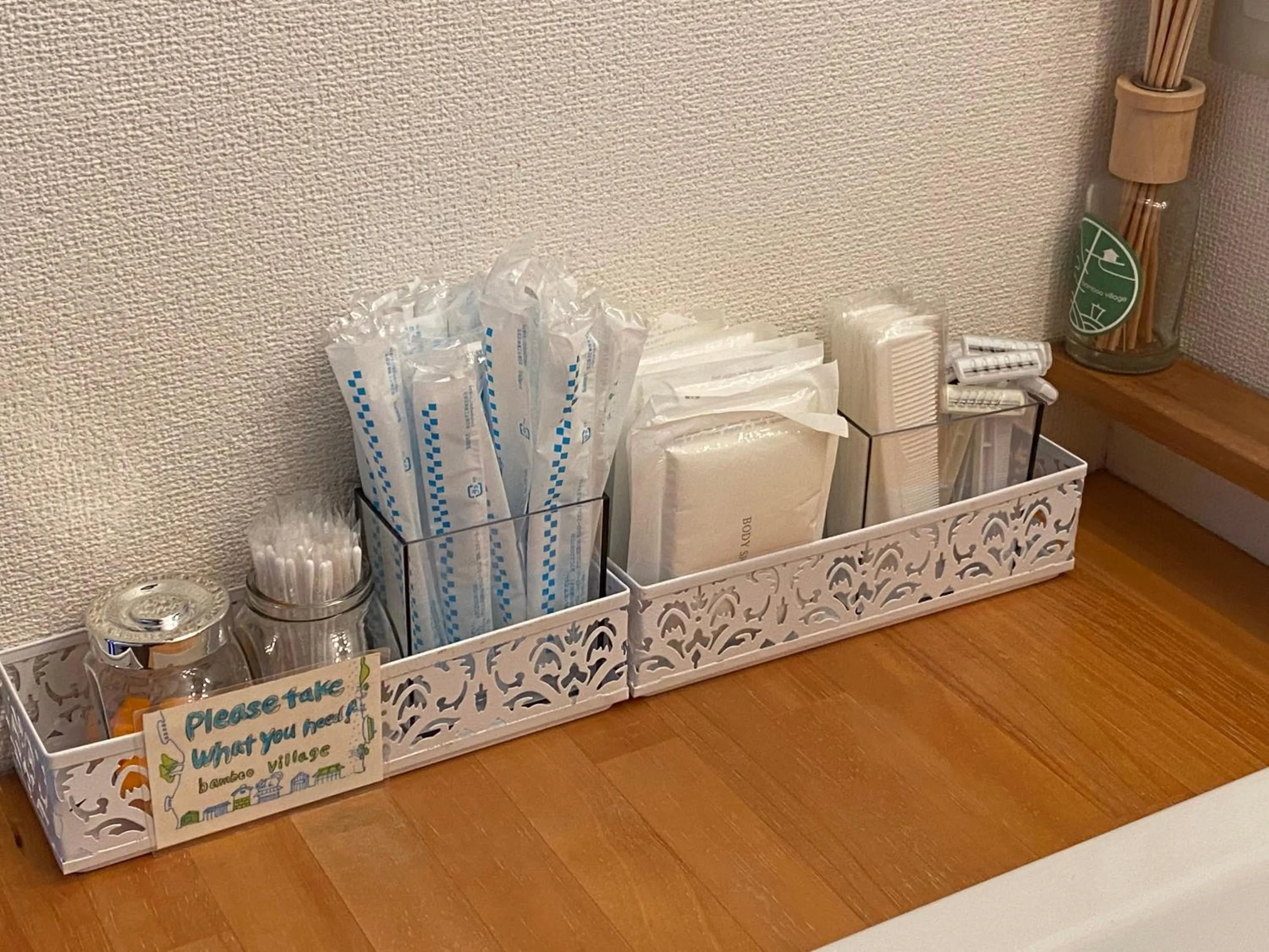 towels in Bamboo Village Guest House