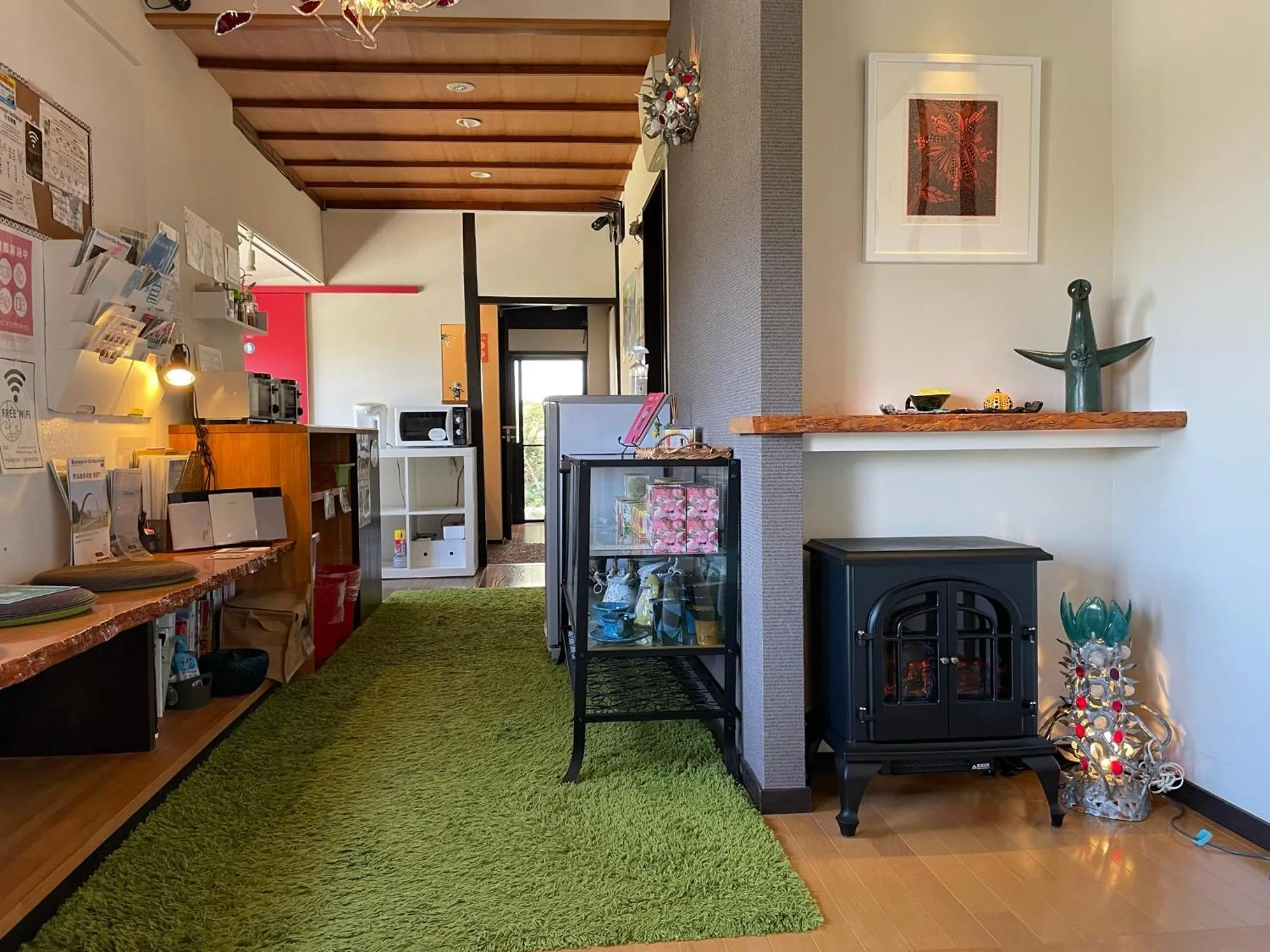 Living room in Bamboo Village Guest House