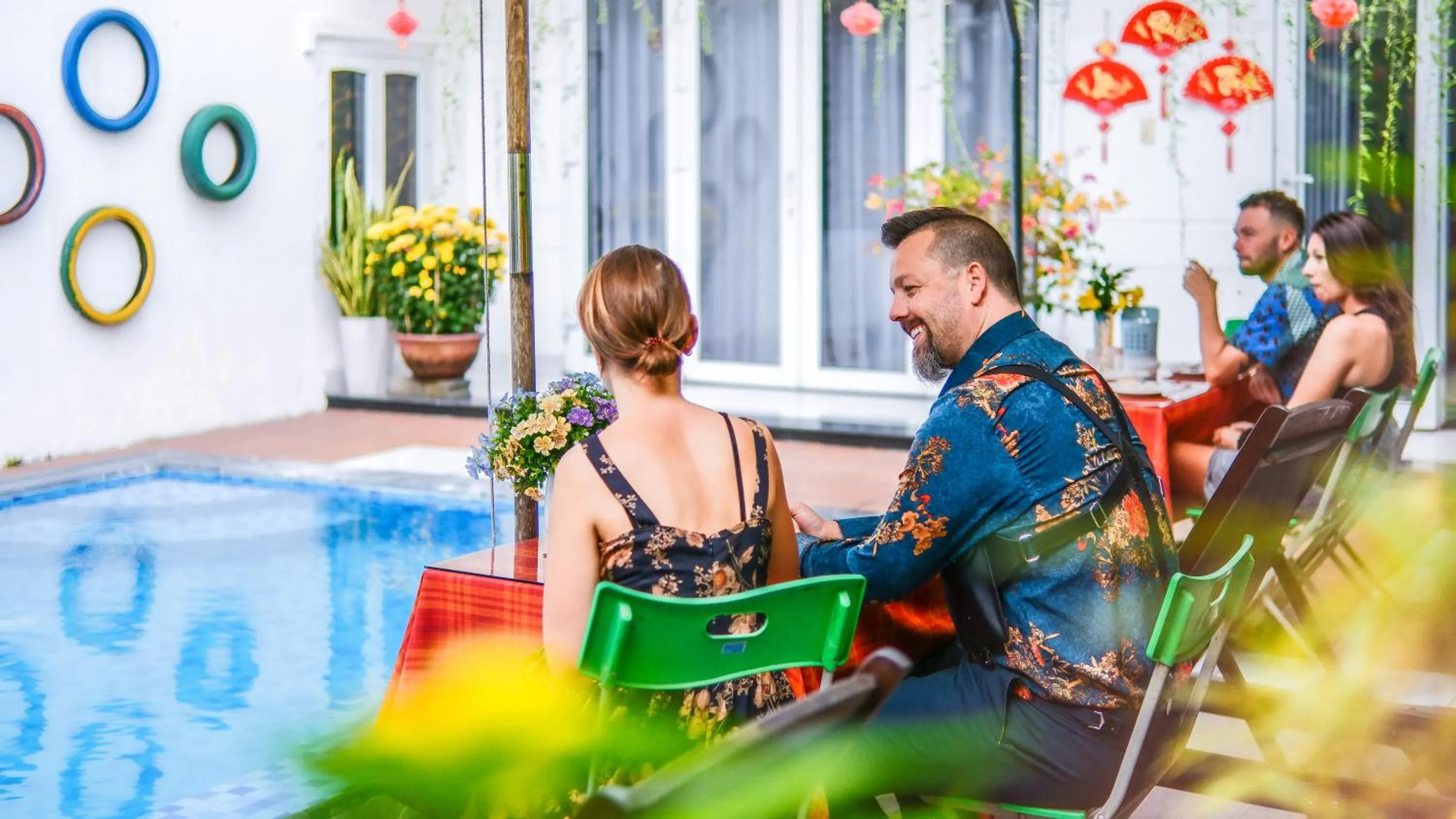 Swimming pool in Oleander Garden Homestay