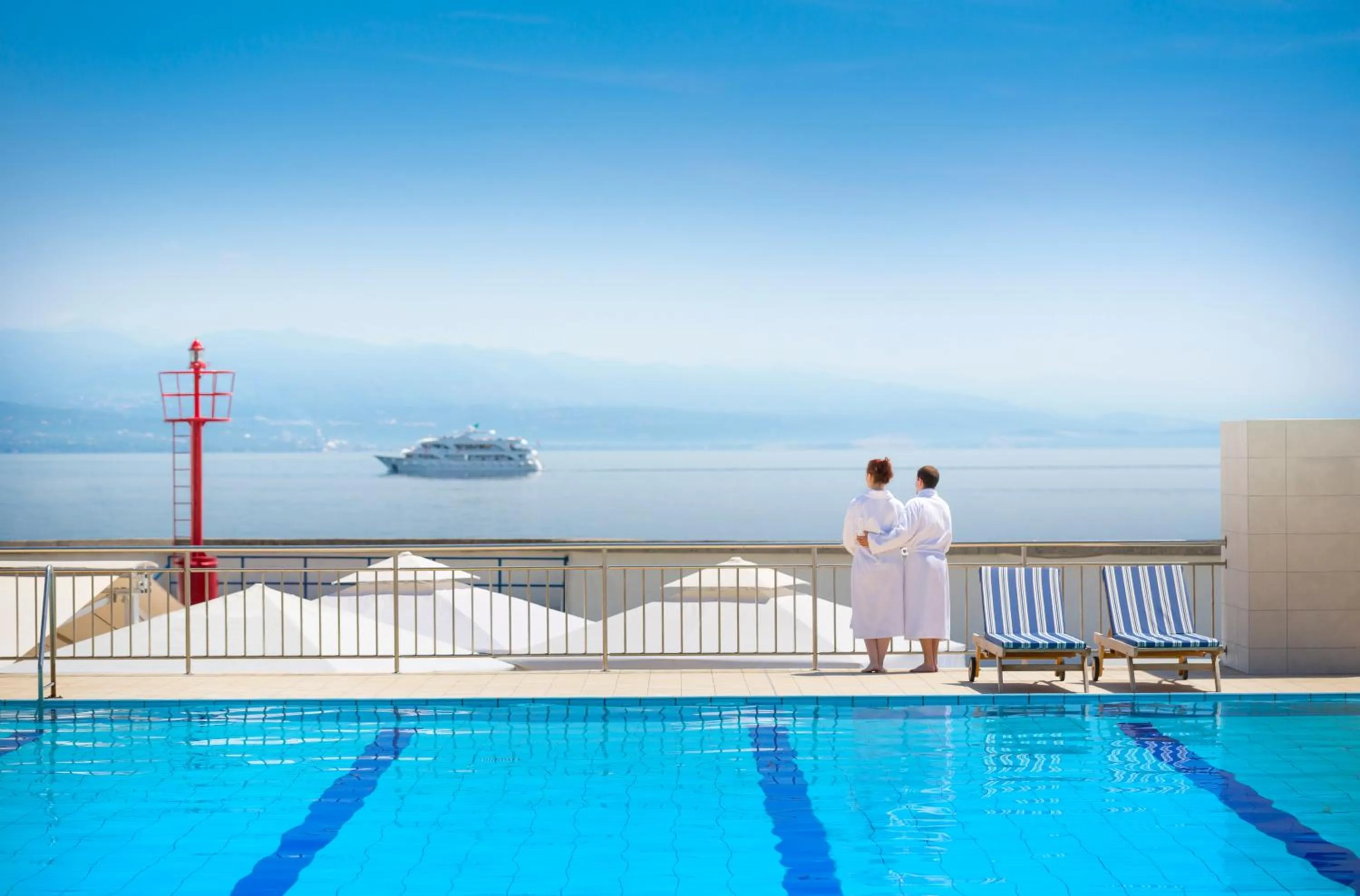 Swimming pool in Hotel Admiral - by Liburnia Hotels & Villas