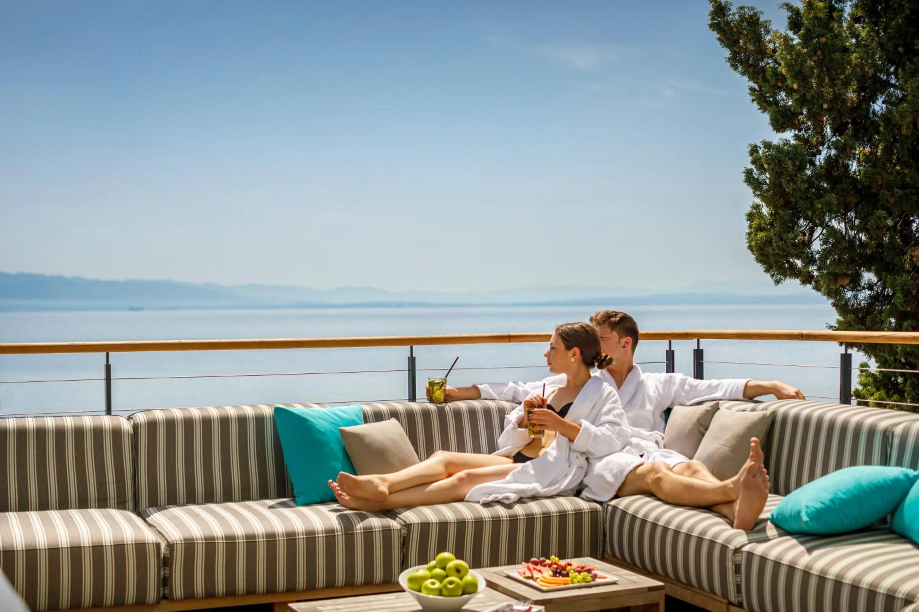 Balcony/Terrace in Hotel Admiral - by Liburnia Hotels & Villas