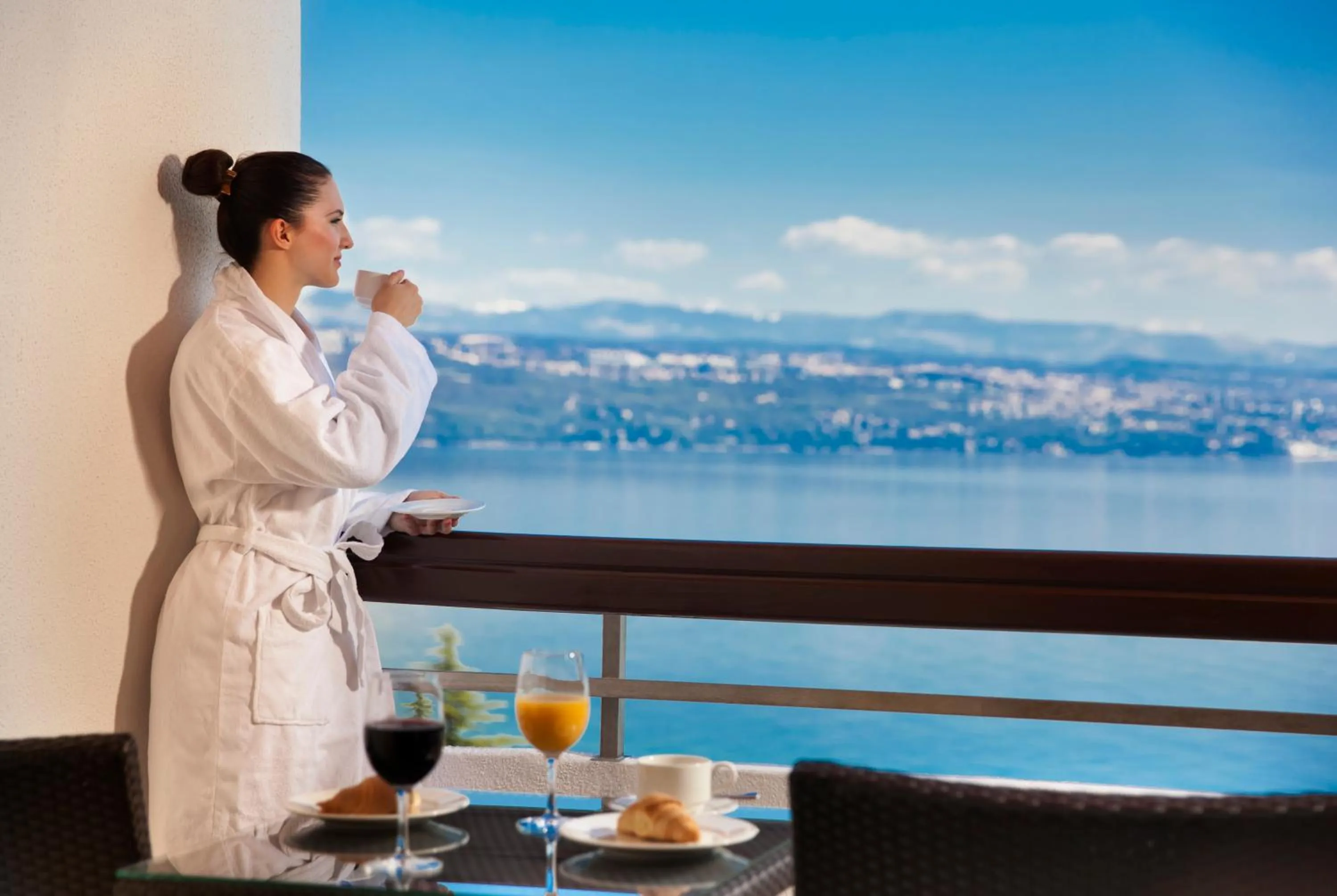 Balcony/Terrace in Hotel Admiral - by Liburnia Hotels & Villas