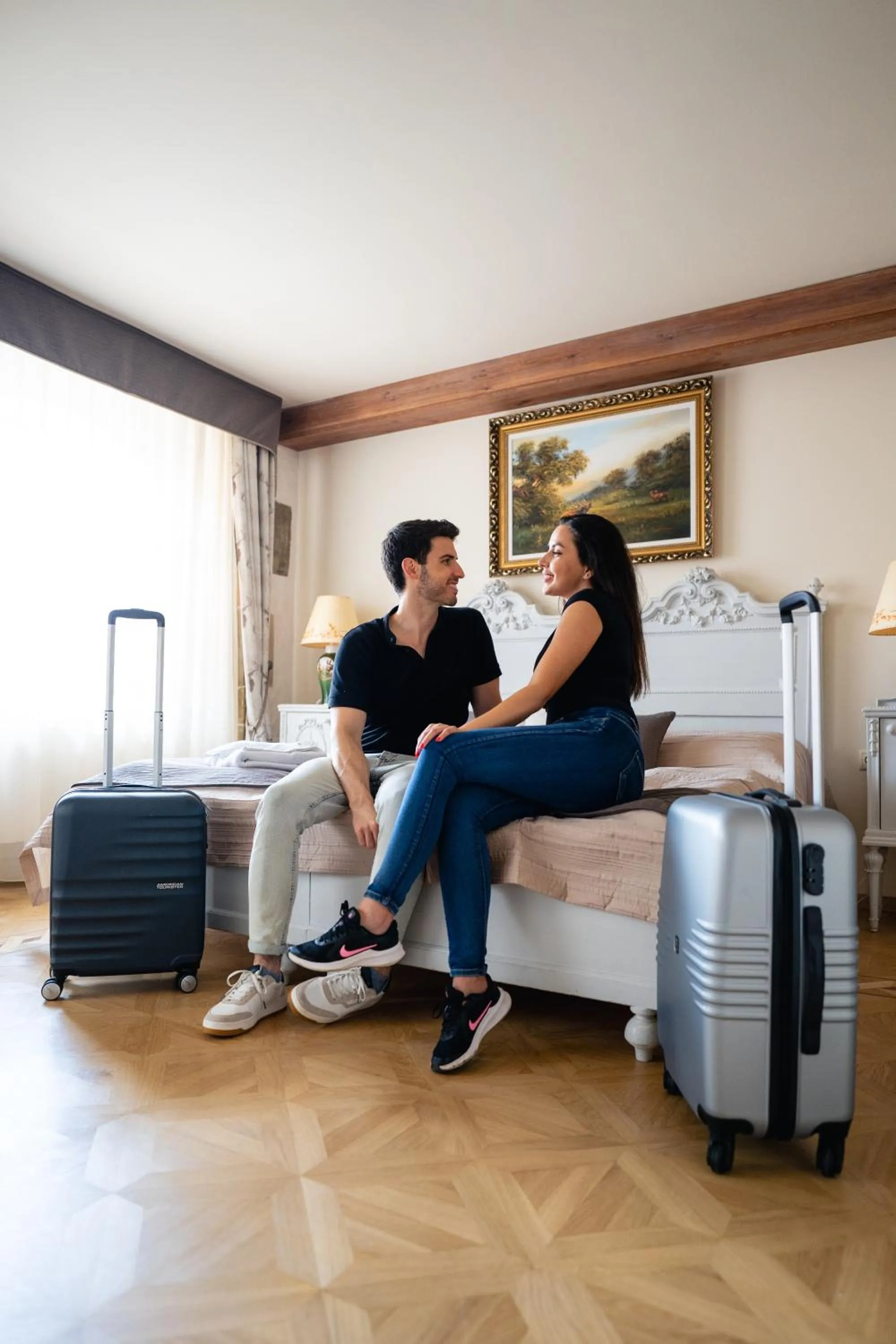 Bedroom in Hunor Hotel és Étterem
