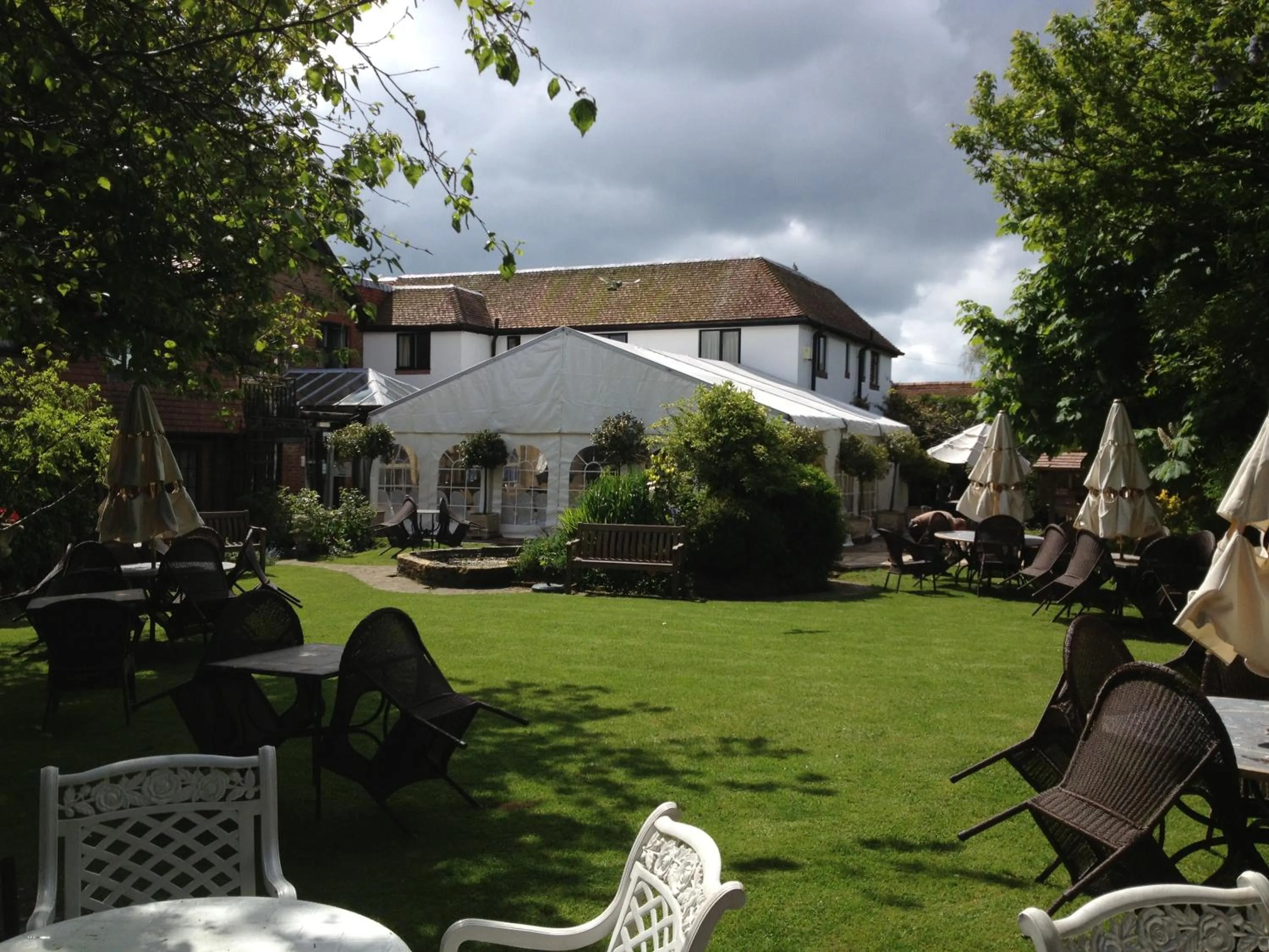 Garden in The Inglenook Hotel