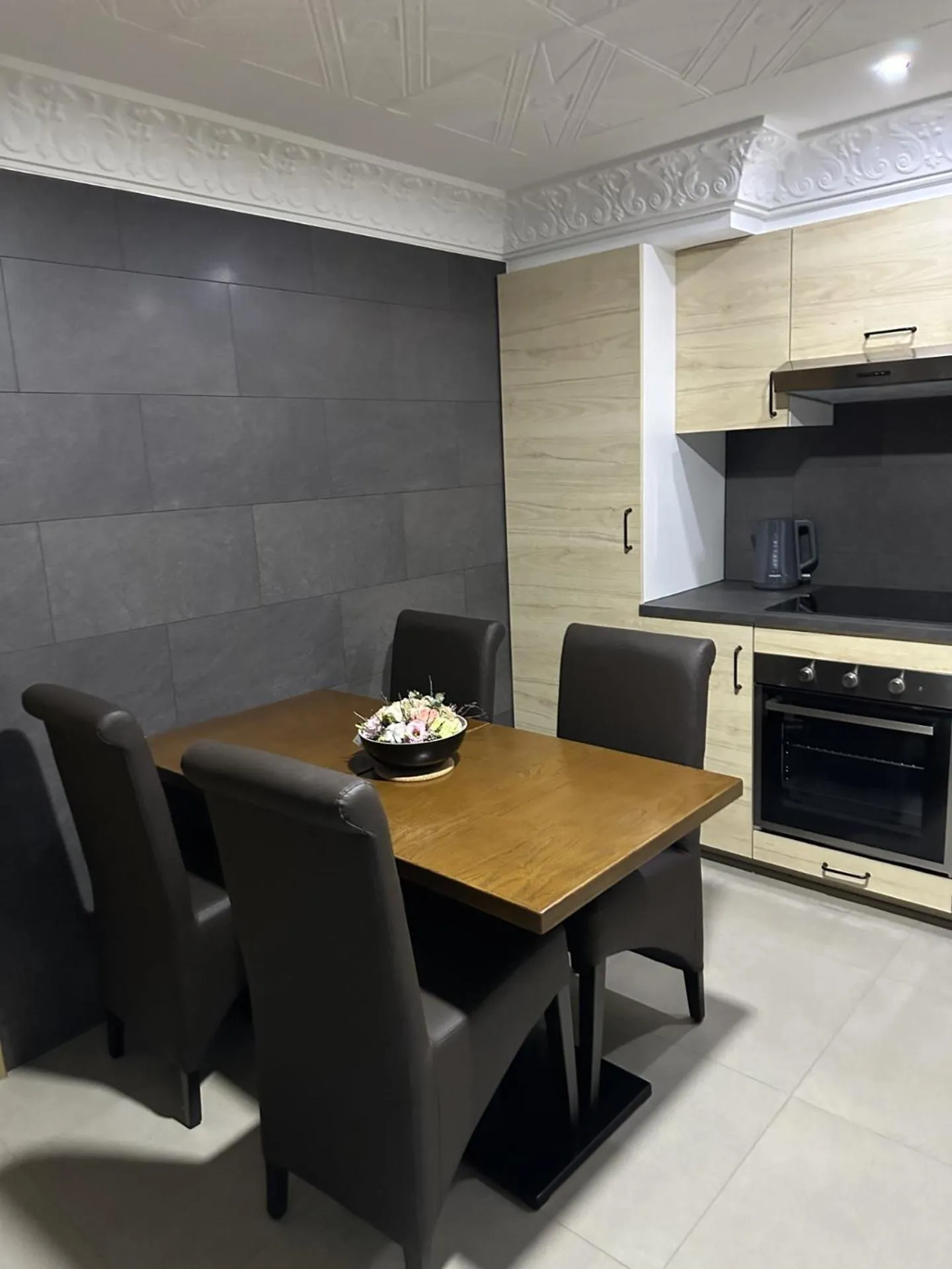 Kitchen or kitchenette in Hotel Eikenhof