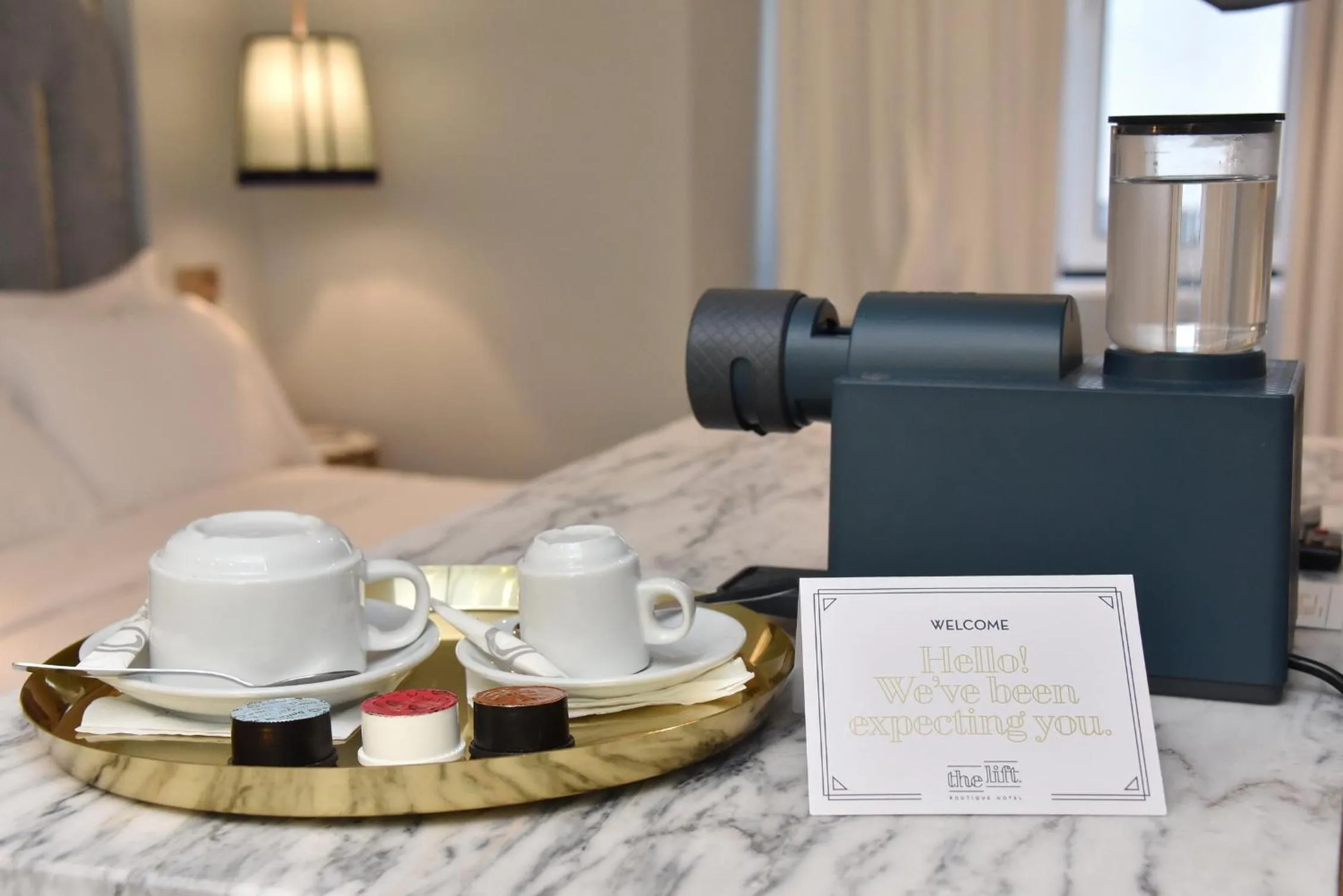 Coffee/tea facilities, Bed in The Lift Boutique Hotel by RIDAN Hotels