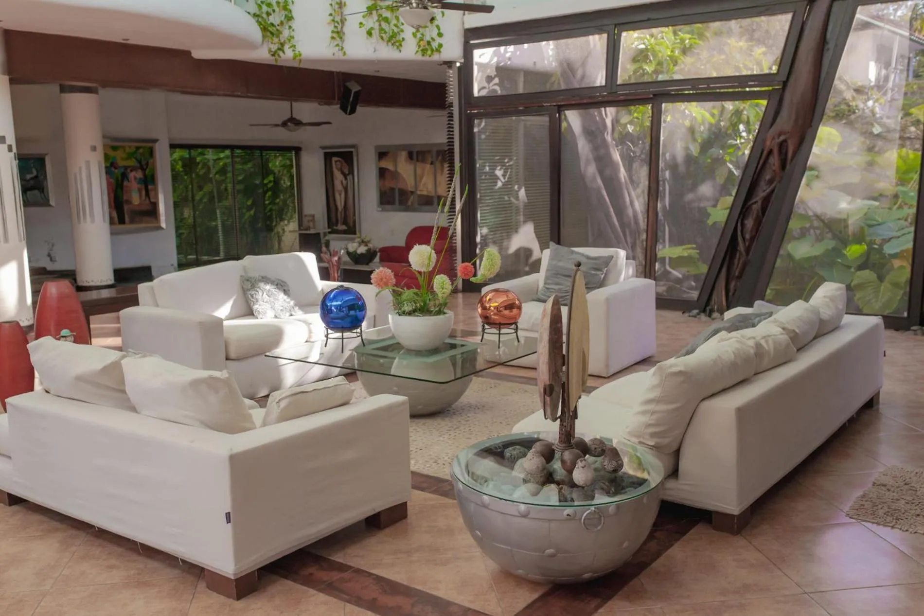 Living room in Casa la Selva