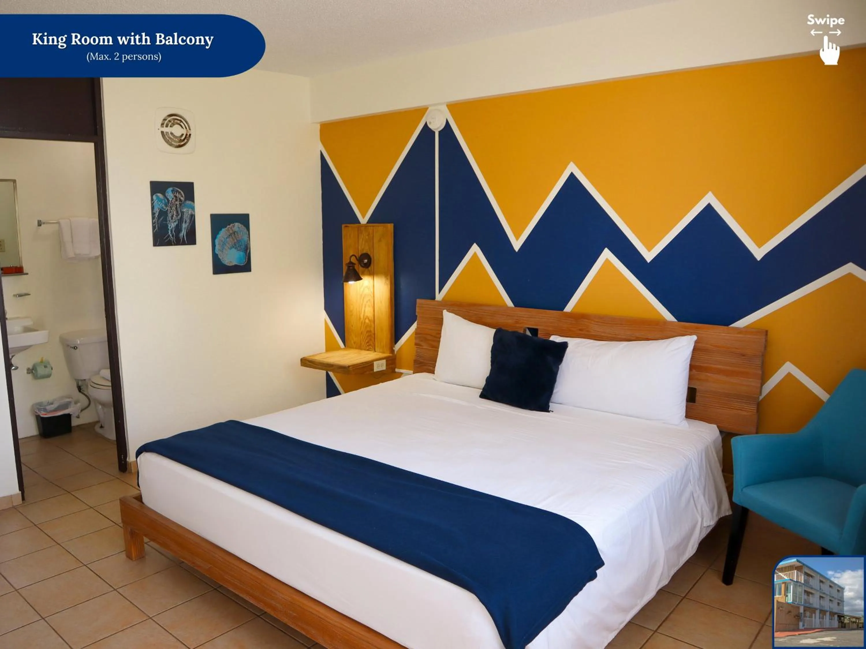 Bed in West Coast Inn's