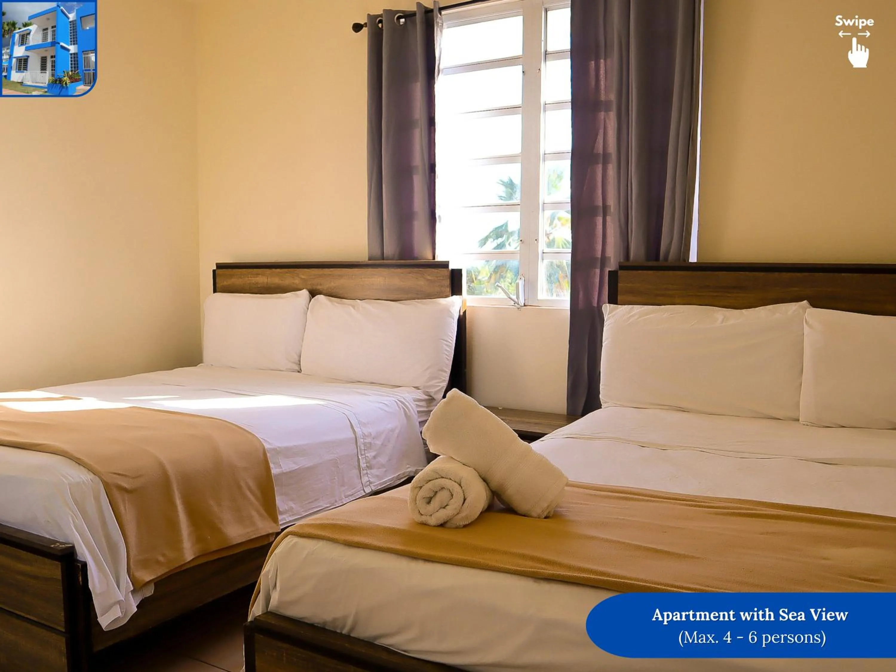 Bed in West Coast Inn's