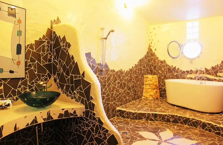 Bathroom in Taketomijima Akaneya