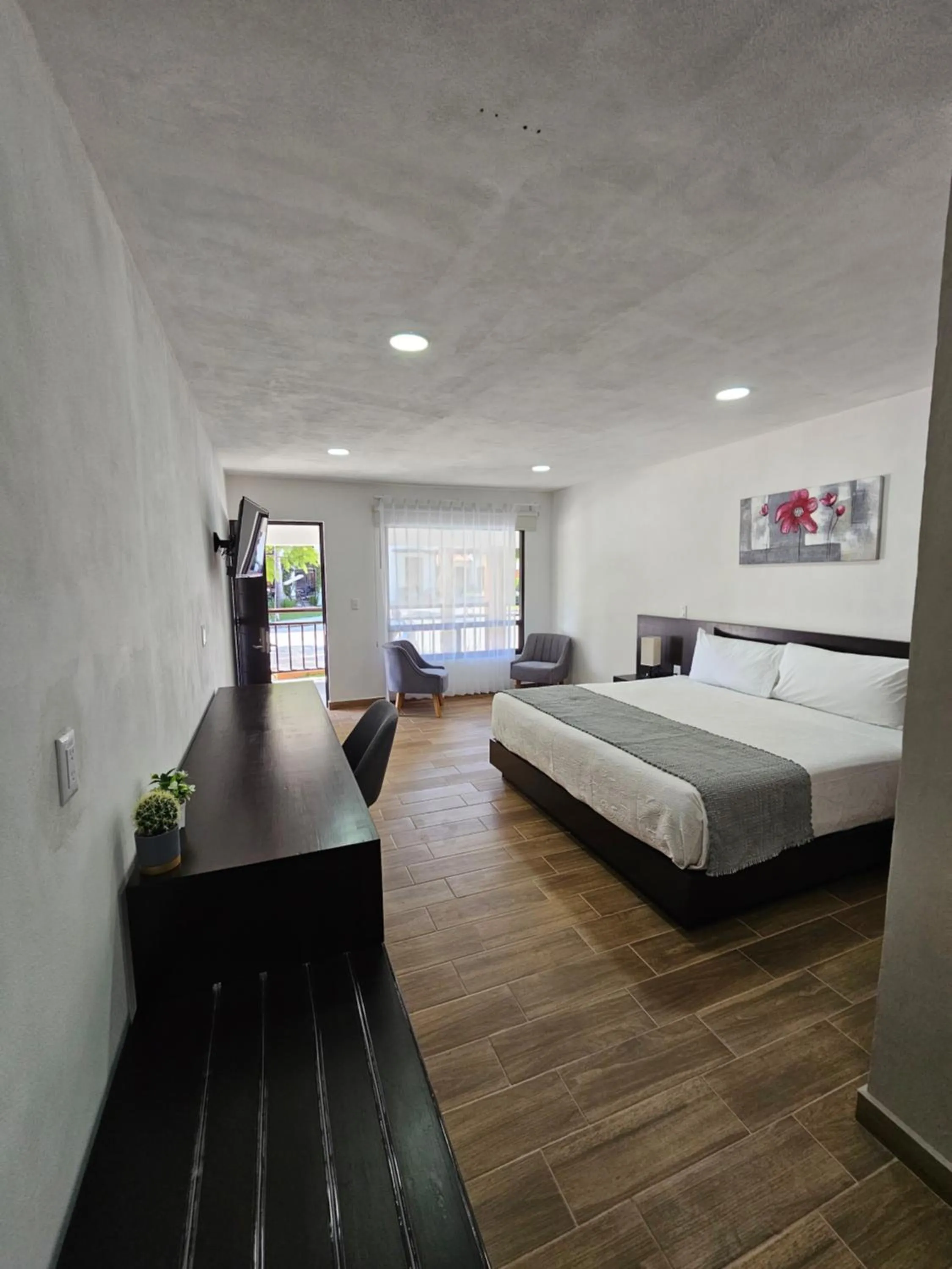 Bed in Hotel Ejecutivo Aeropuerto