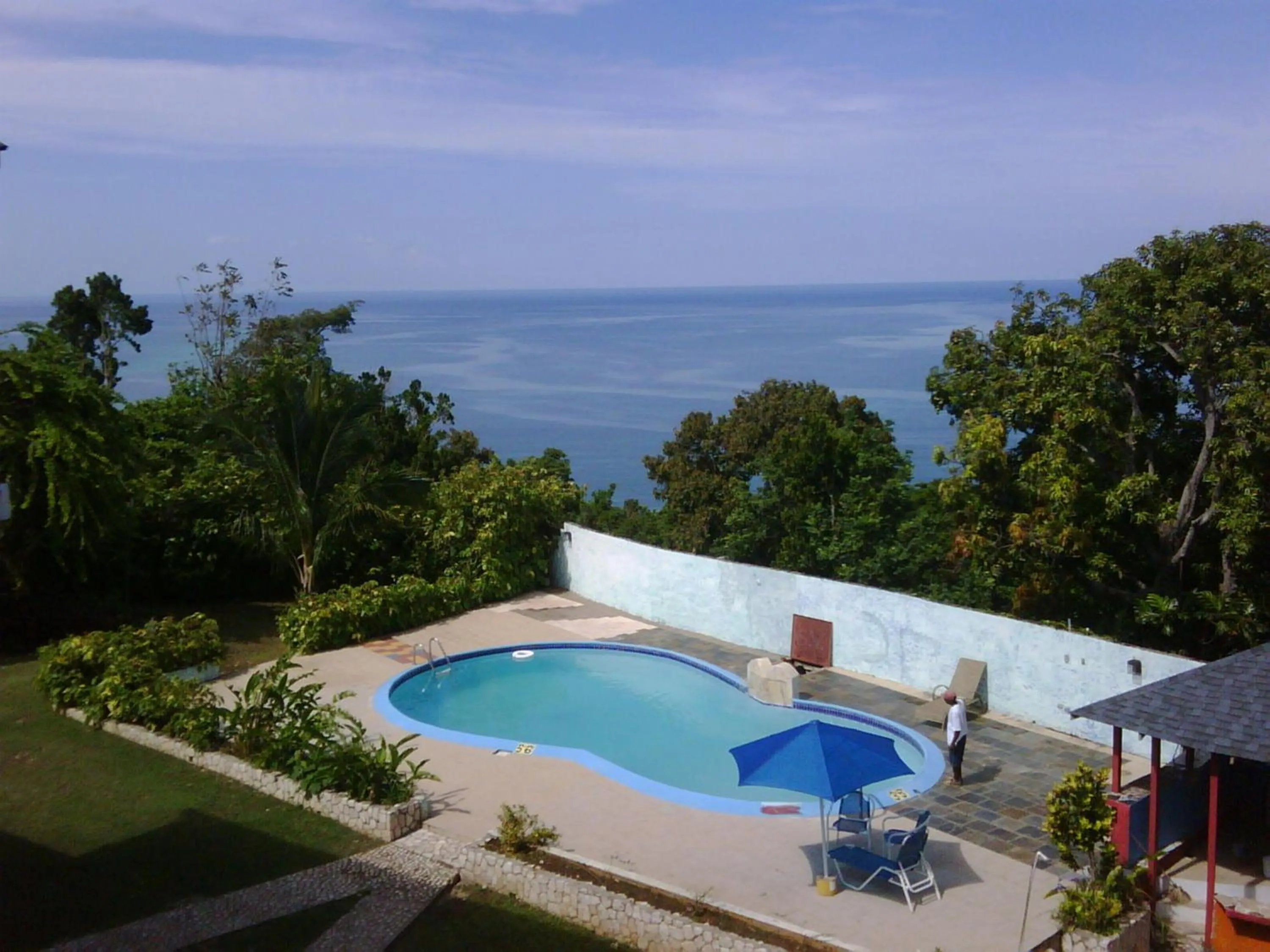 Pool view in Boutique B&B at Stone Village