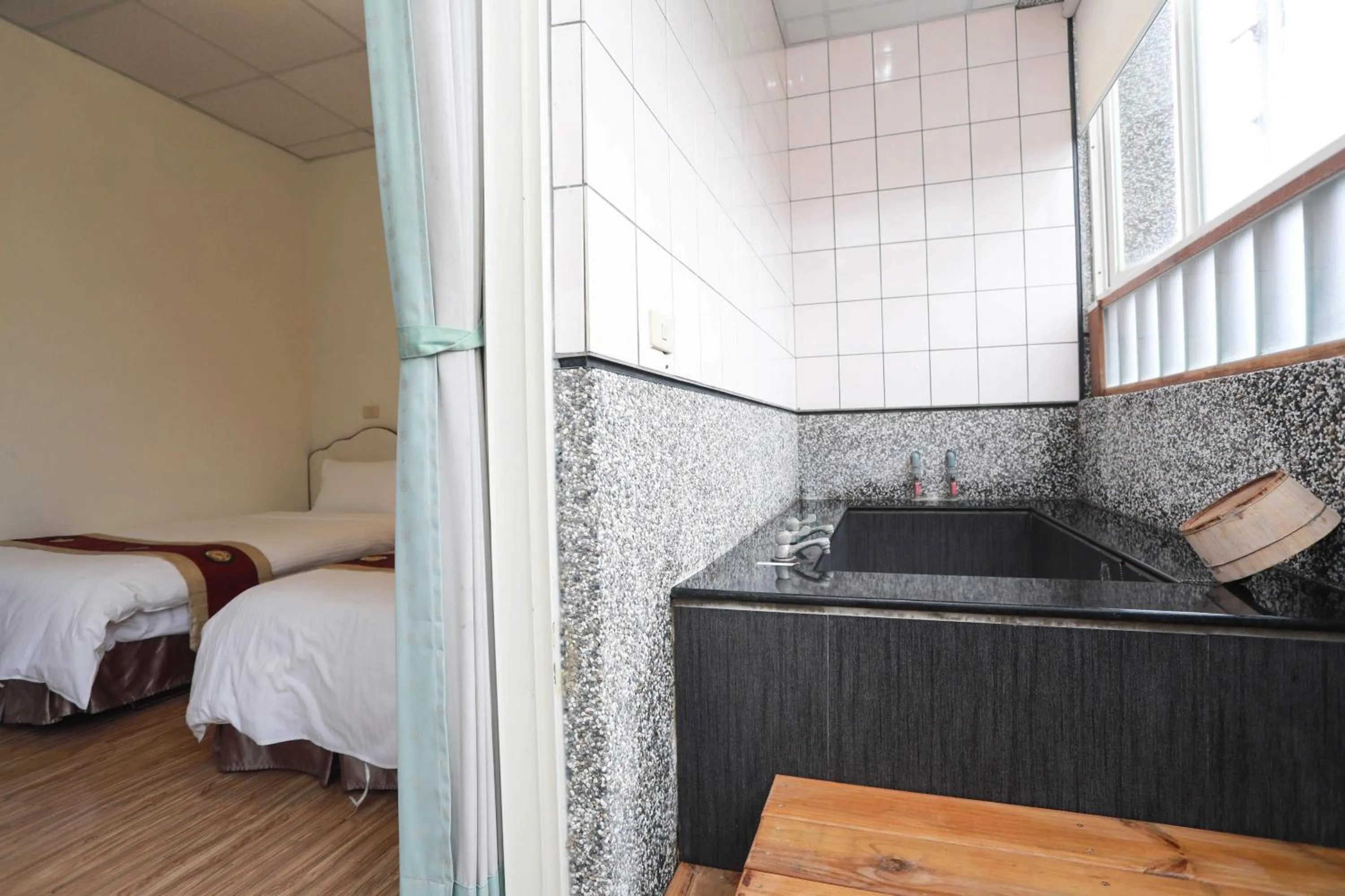 Bed in Hoya Spa Hotel