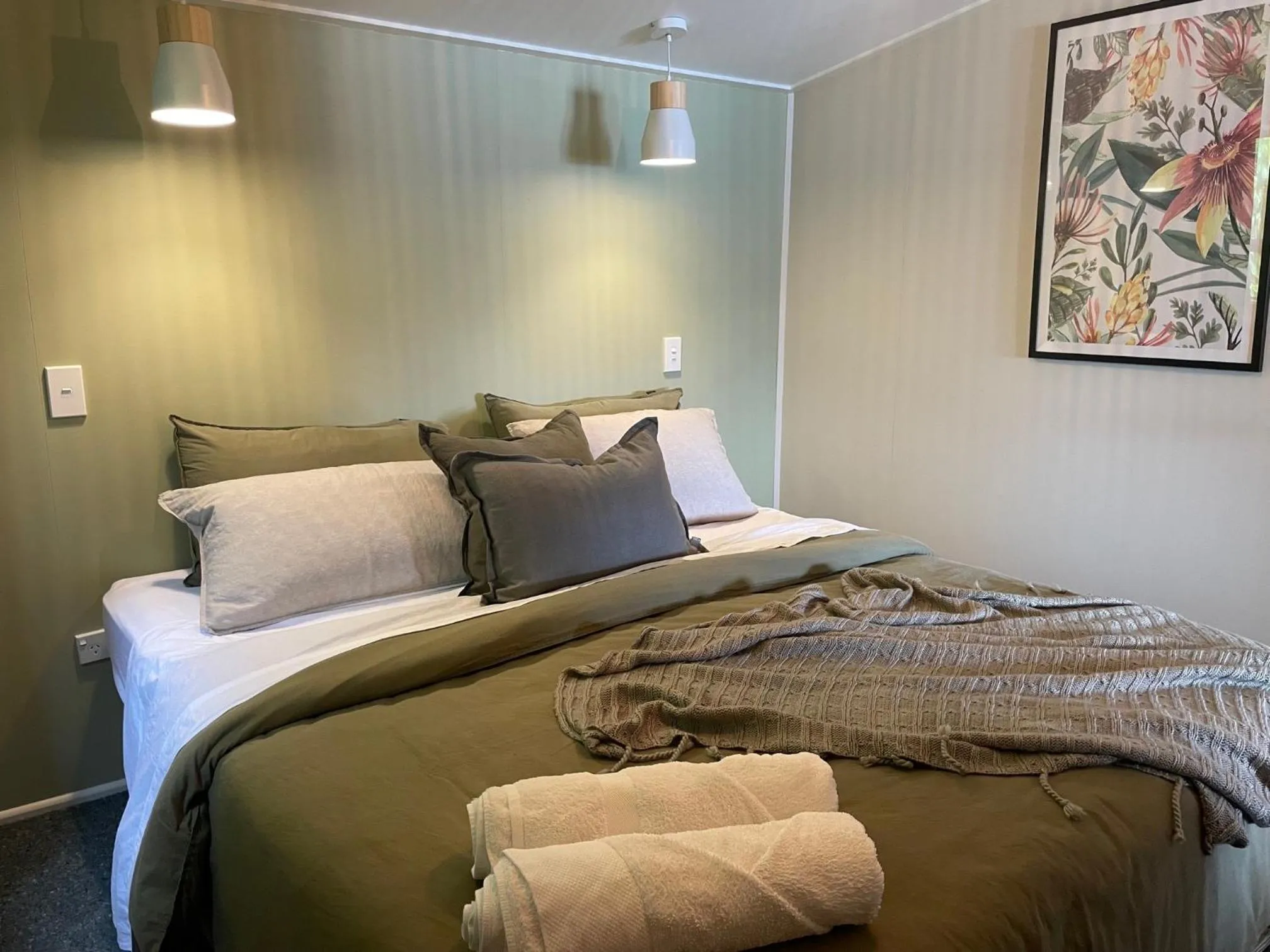 Bedroom, Bed in The Lodge At Te Rawa