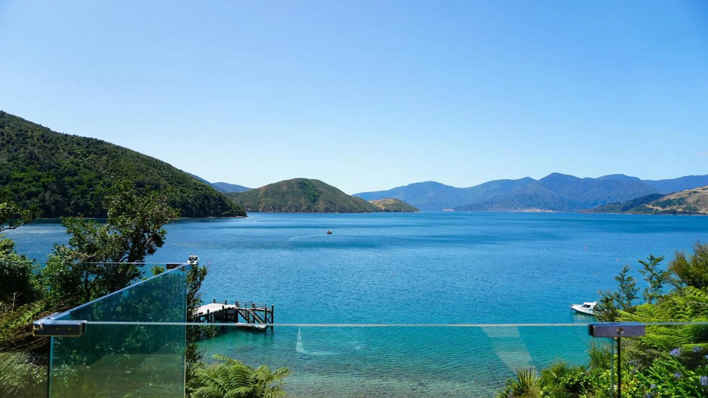 Sea view in The Lodge At Te Rawa