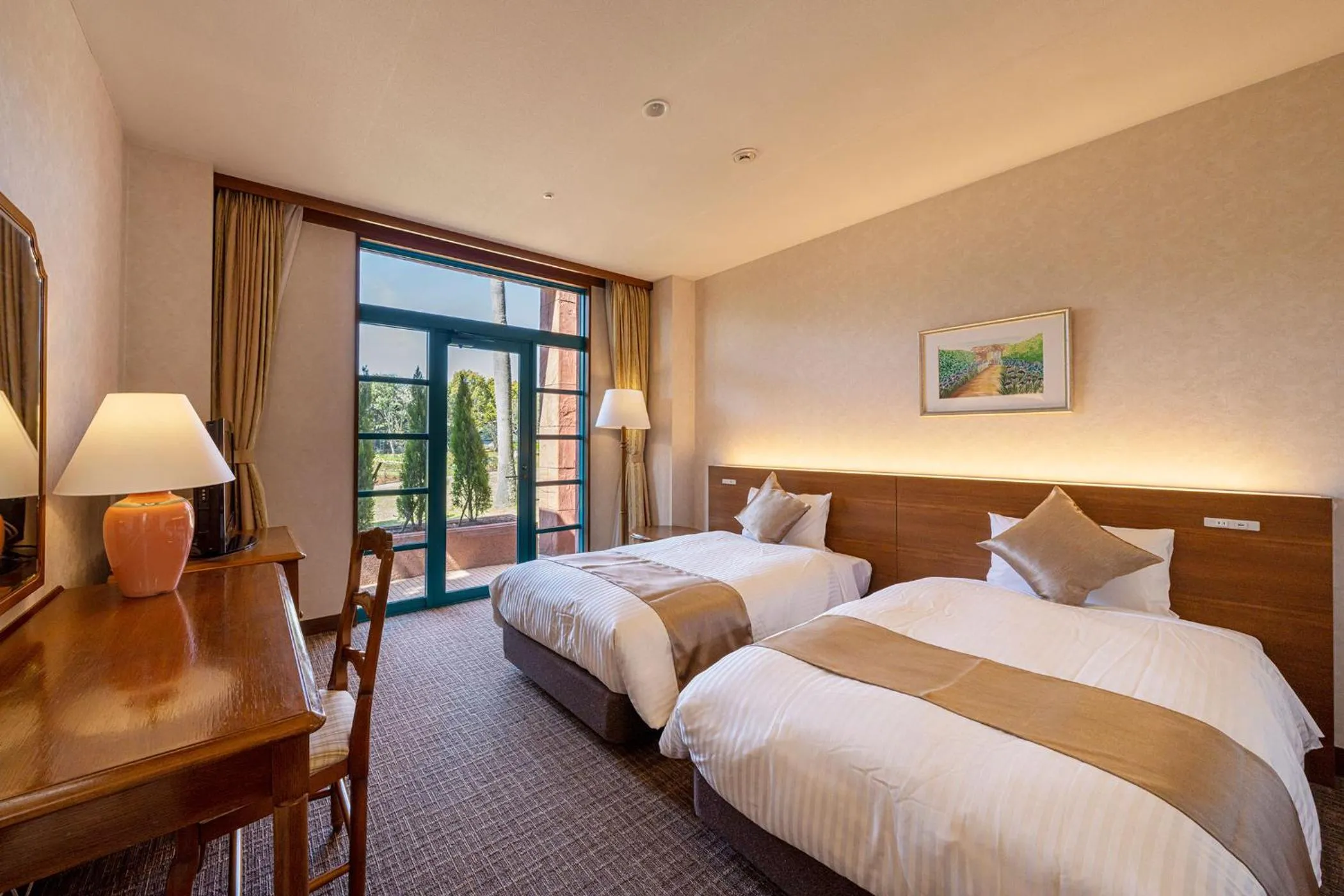 Photo of the whole room, Bed in Ooedo Onsen Monogatari Premium Saikaibashi