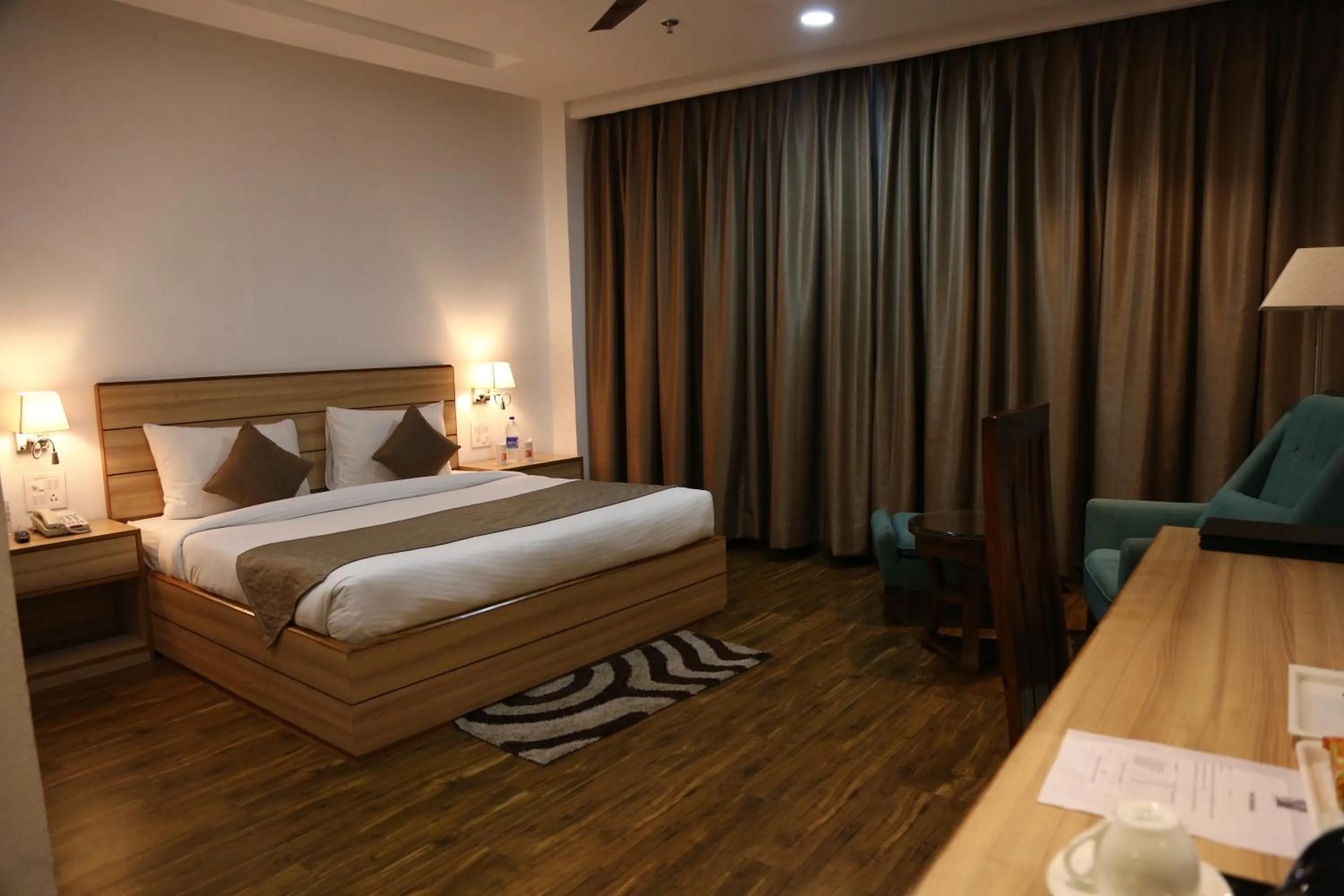 Bed in Ana Clarks Inn, Panchkula