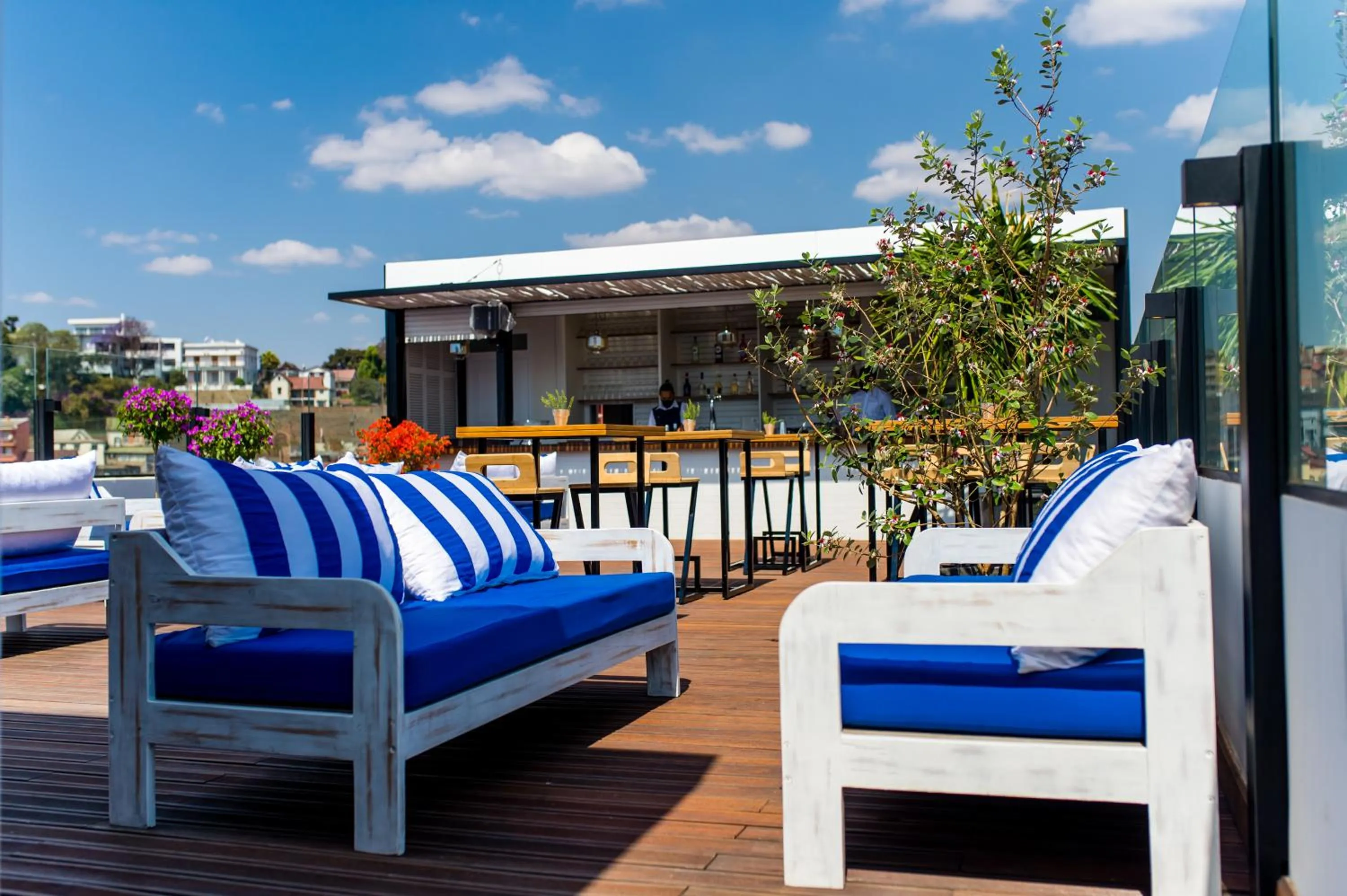 Patio in Grand Hotel Urban