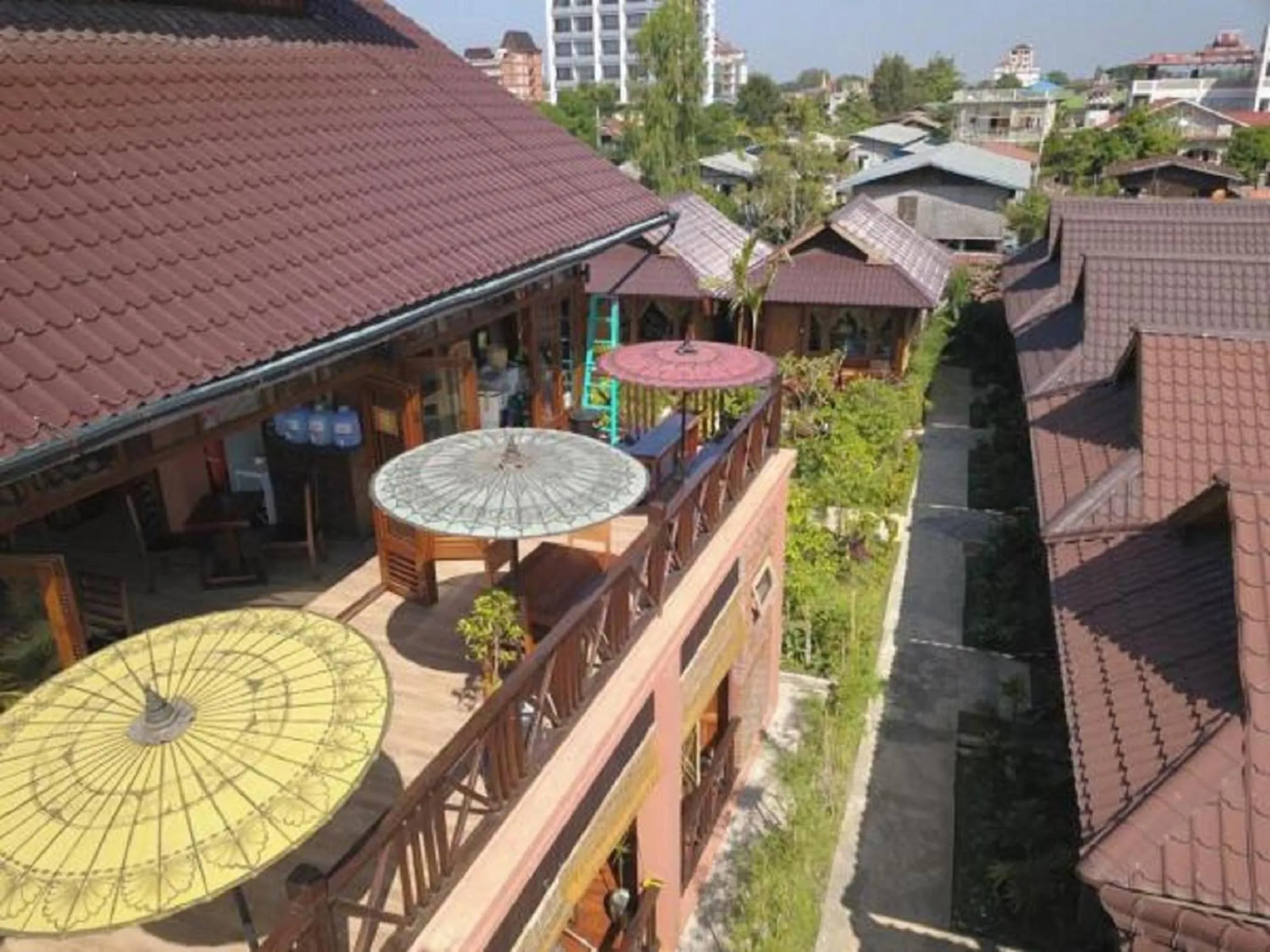 Bird's eye view in Inle Cottage Boutique Hotel