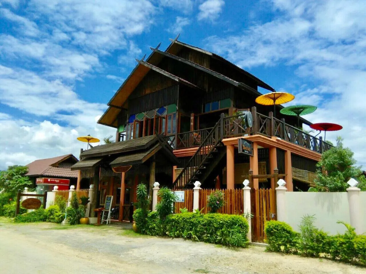 Property building in Inle Cottage Boutique Hotel