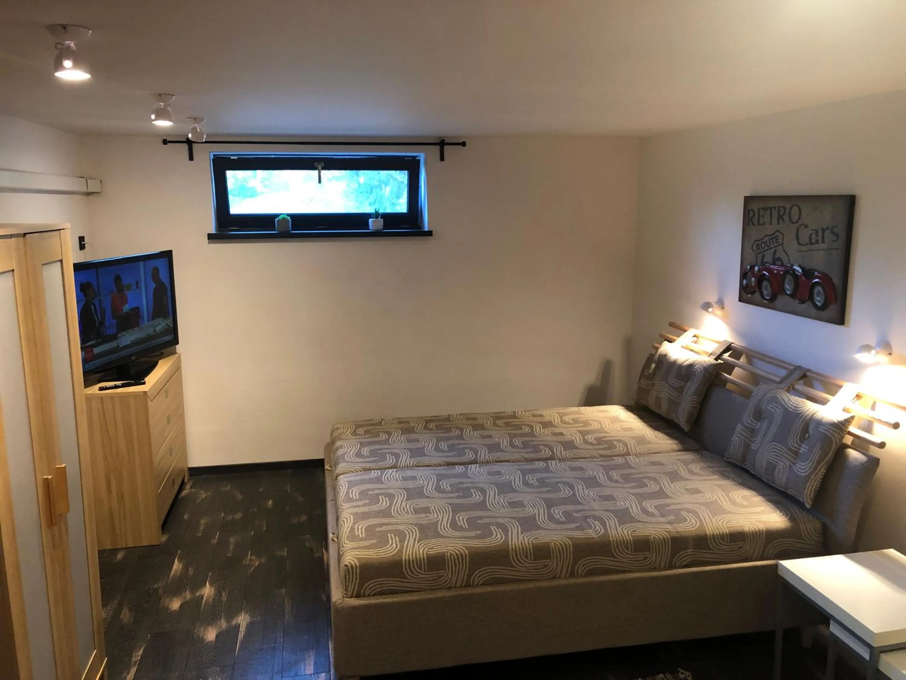 Bed in Retro chaty Soběšky