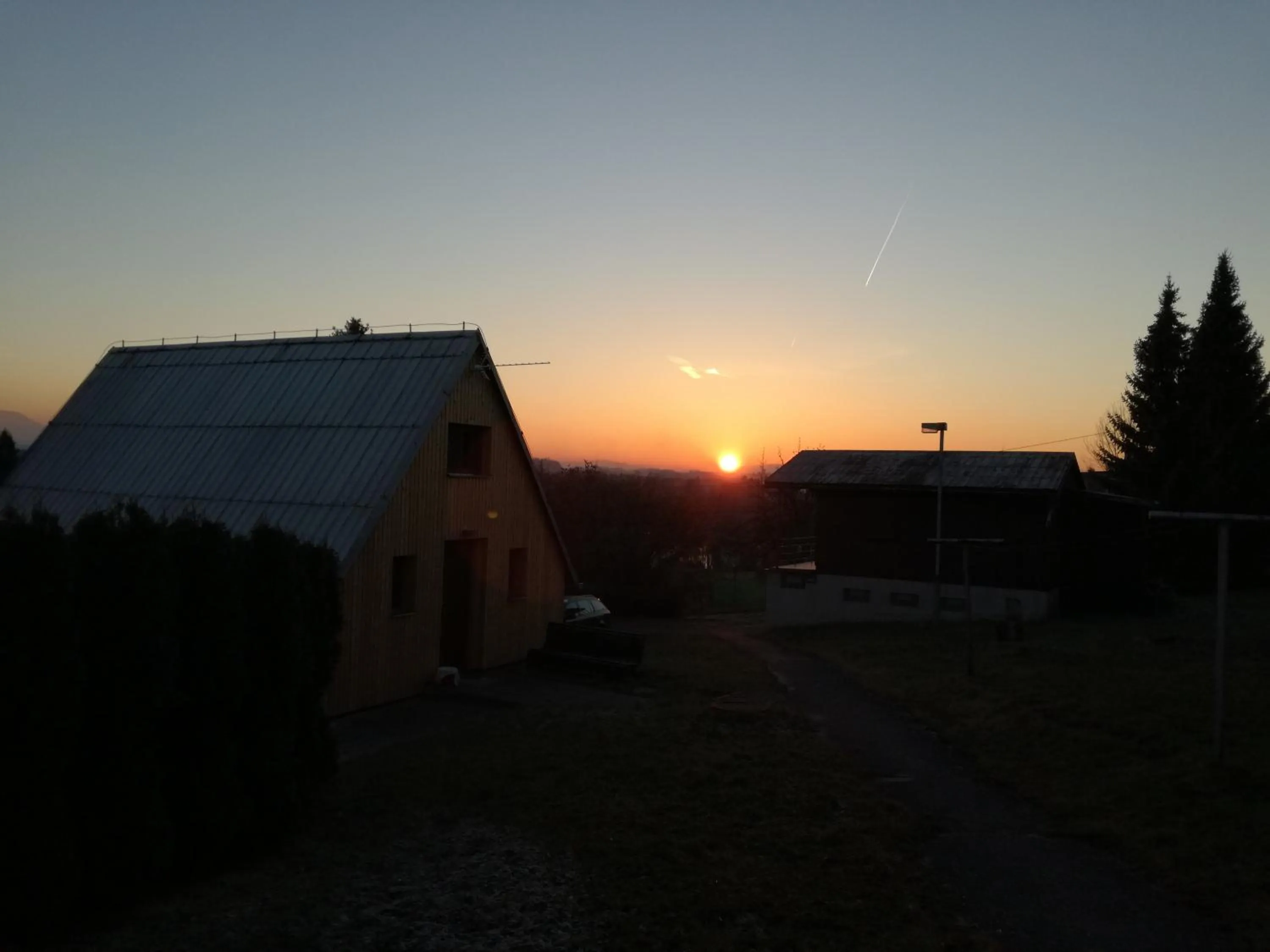 Sunset in Retro chaty Soběšky