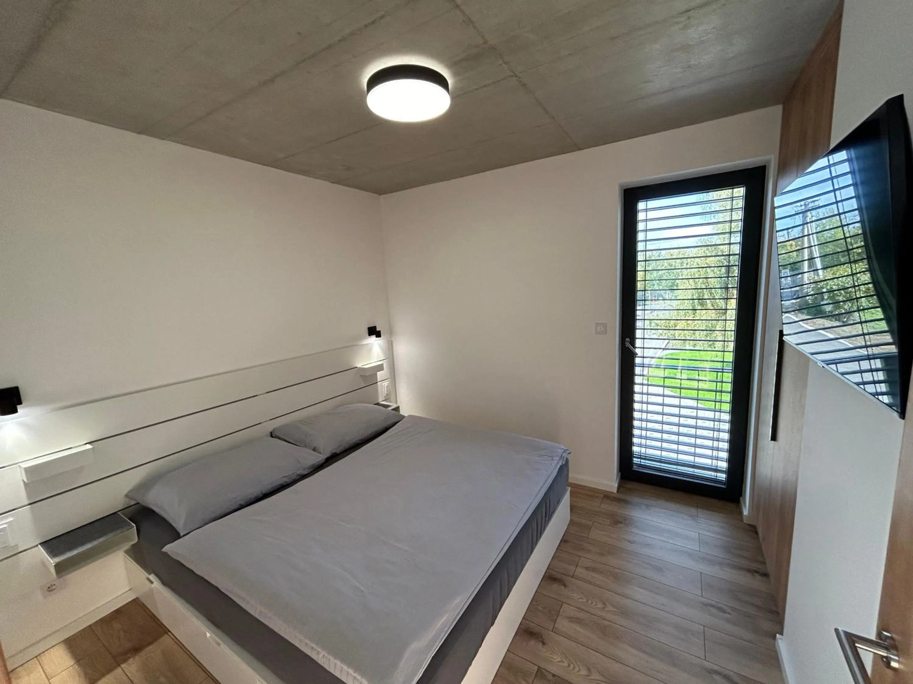 Bed in Retro chaty Soběšky