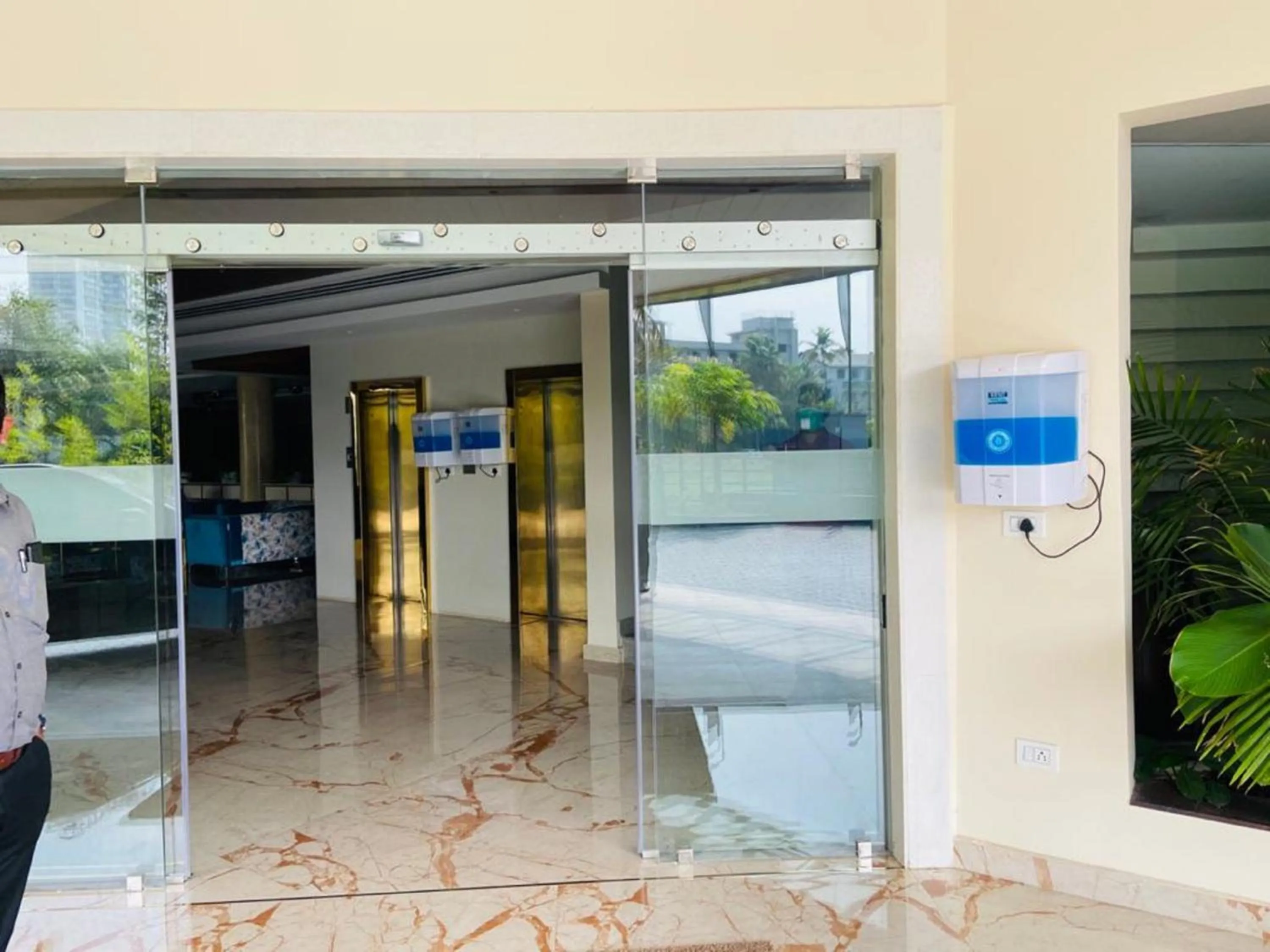 Facade/entrance in IMA House