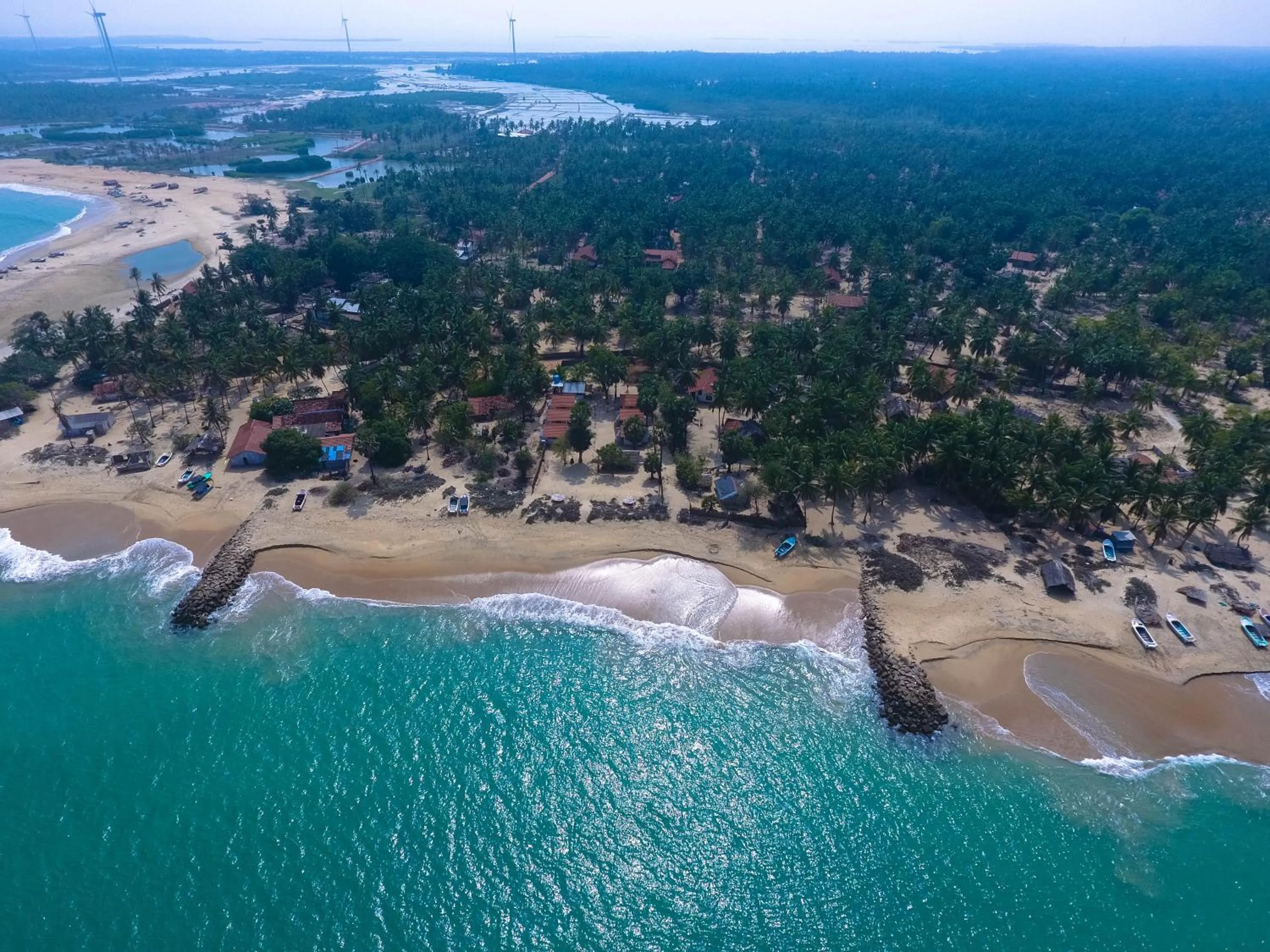 Bird's eye view in Ocean View Beach Resort - Kalpitiya