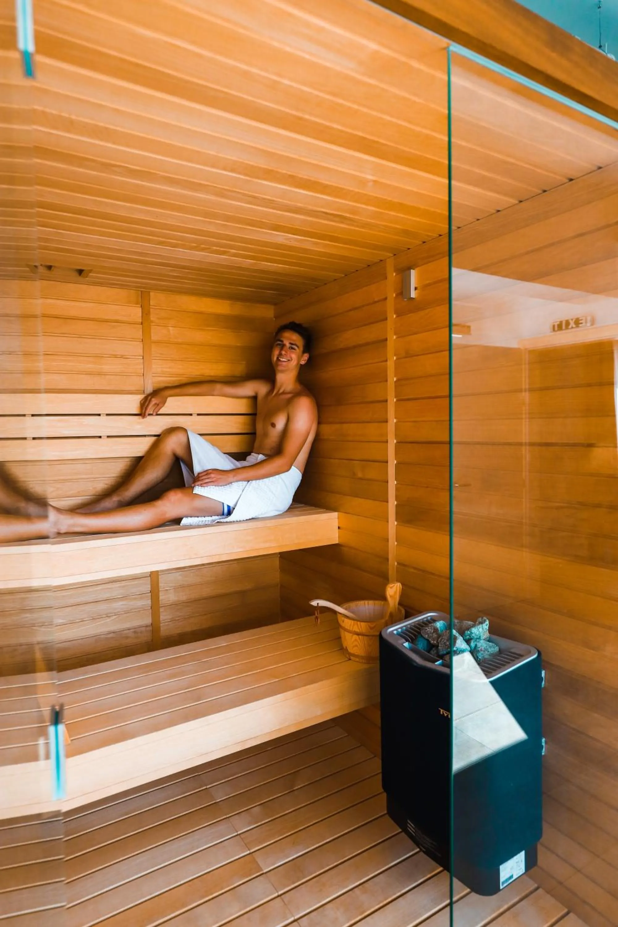 Sauna in Hotel Borovnik