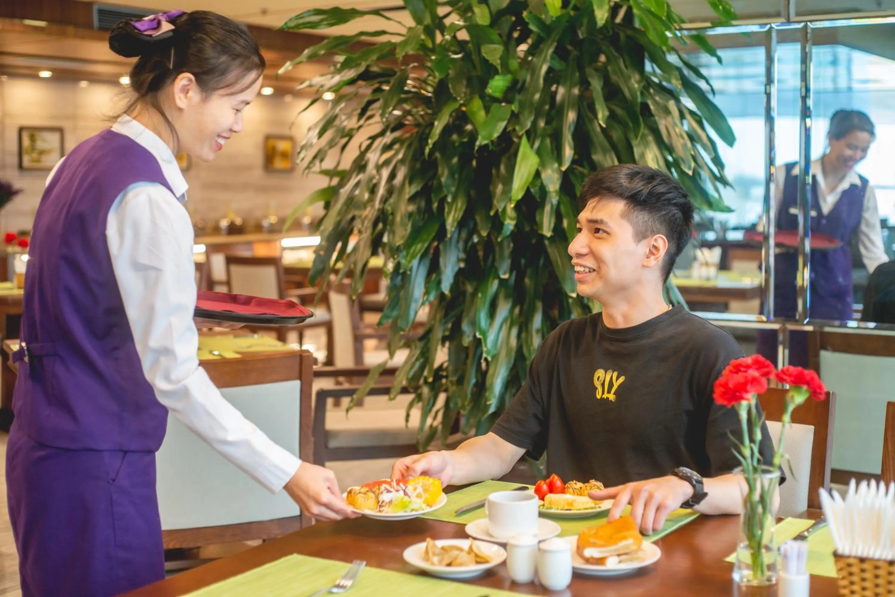 Breakfast in Bien Bac Hotel