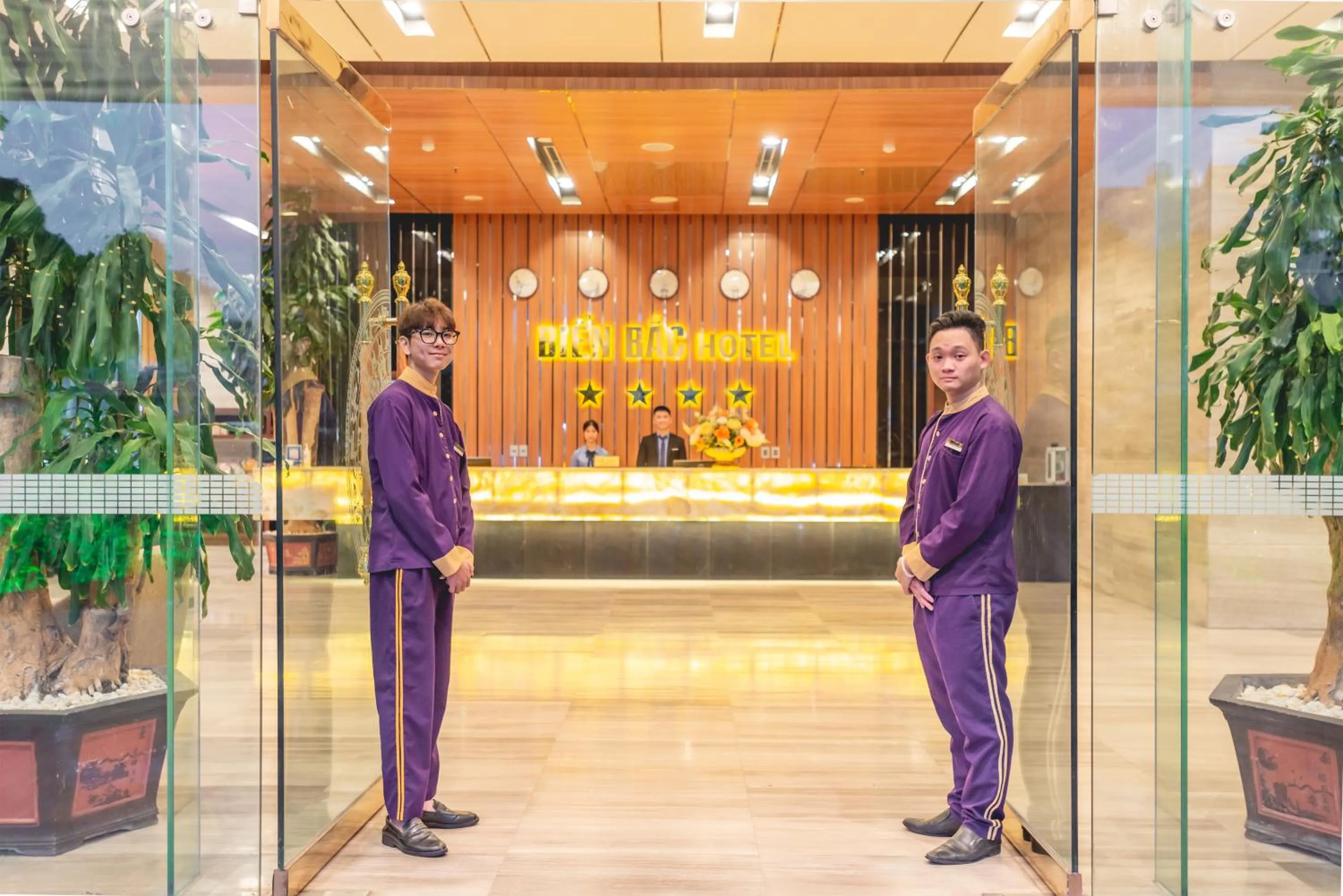 Lobby or reception in Bien Bac Hotel