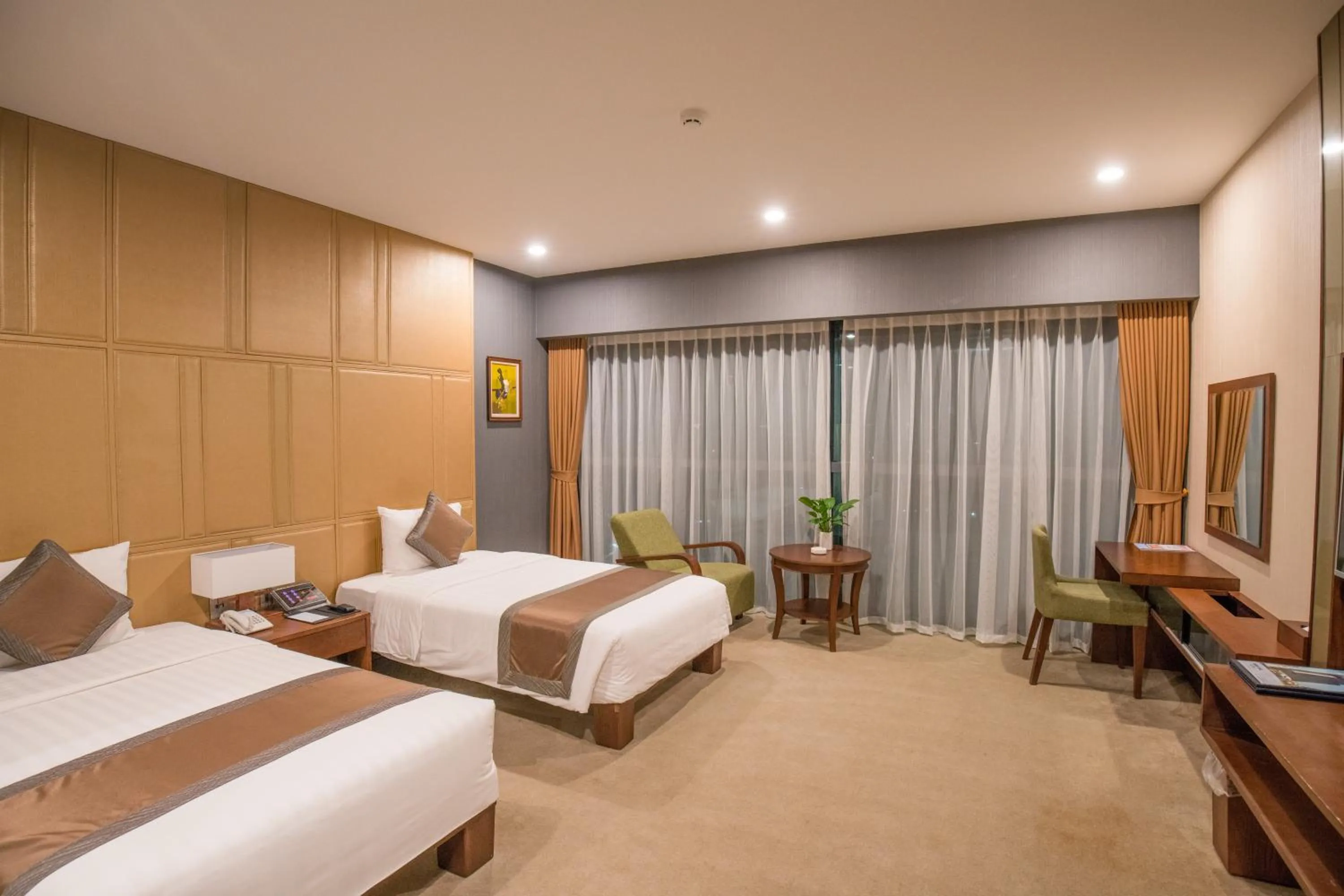 Bed in Bien Bac Hotel