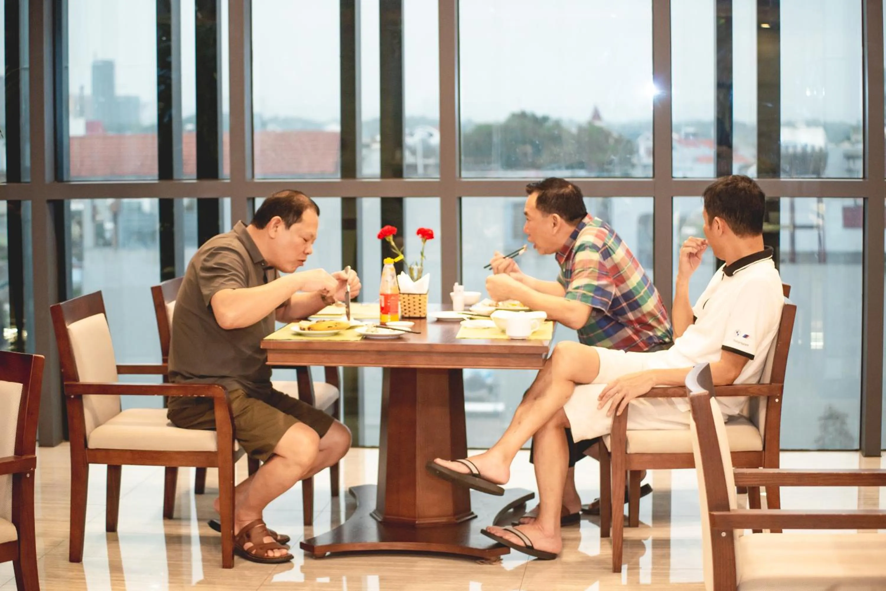 Breakfast in Bien Bac Hotel