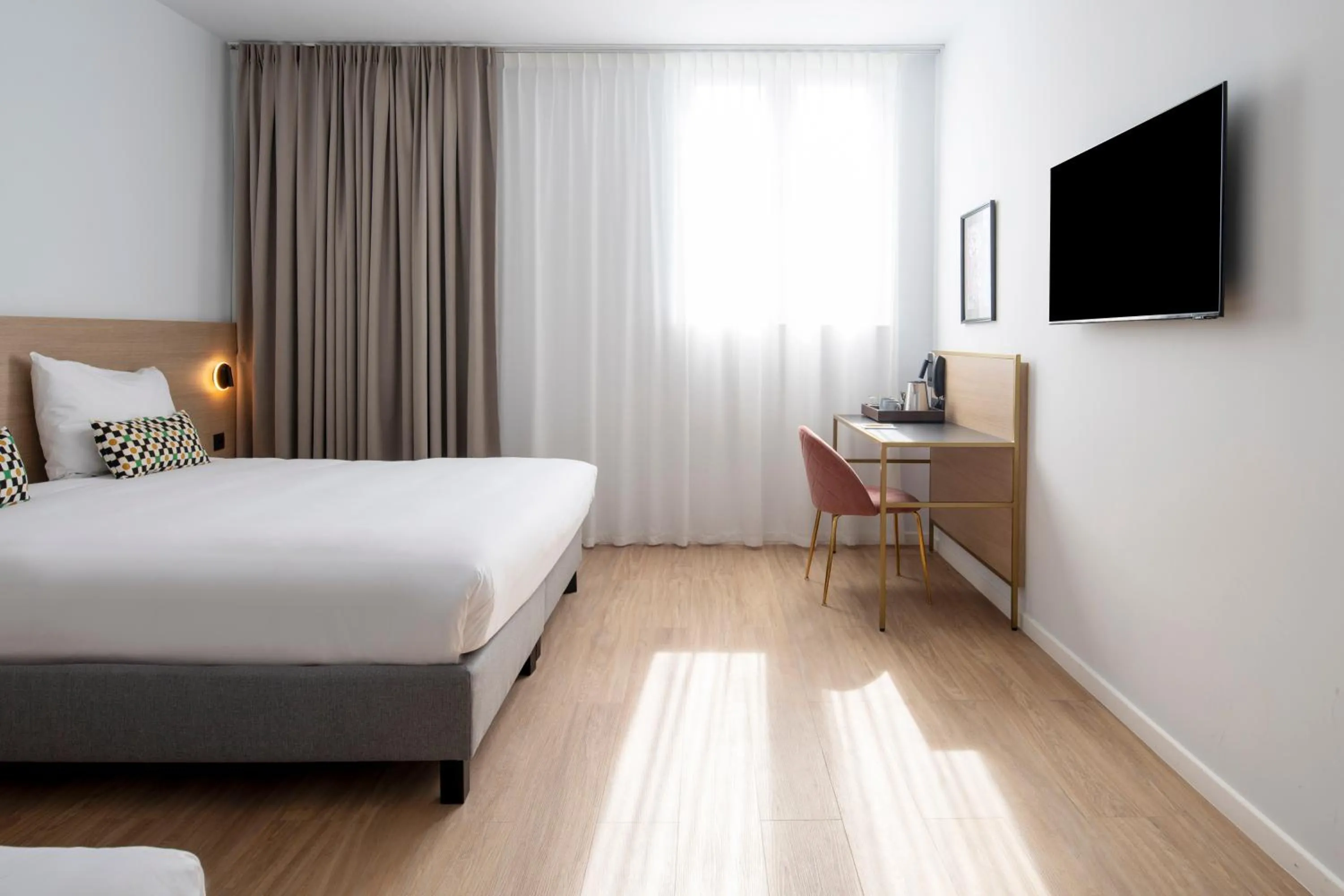 Bed in Jill Hotel Brussels