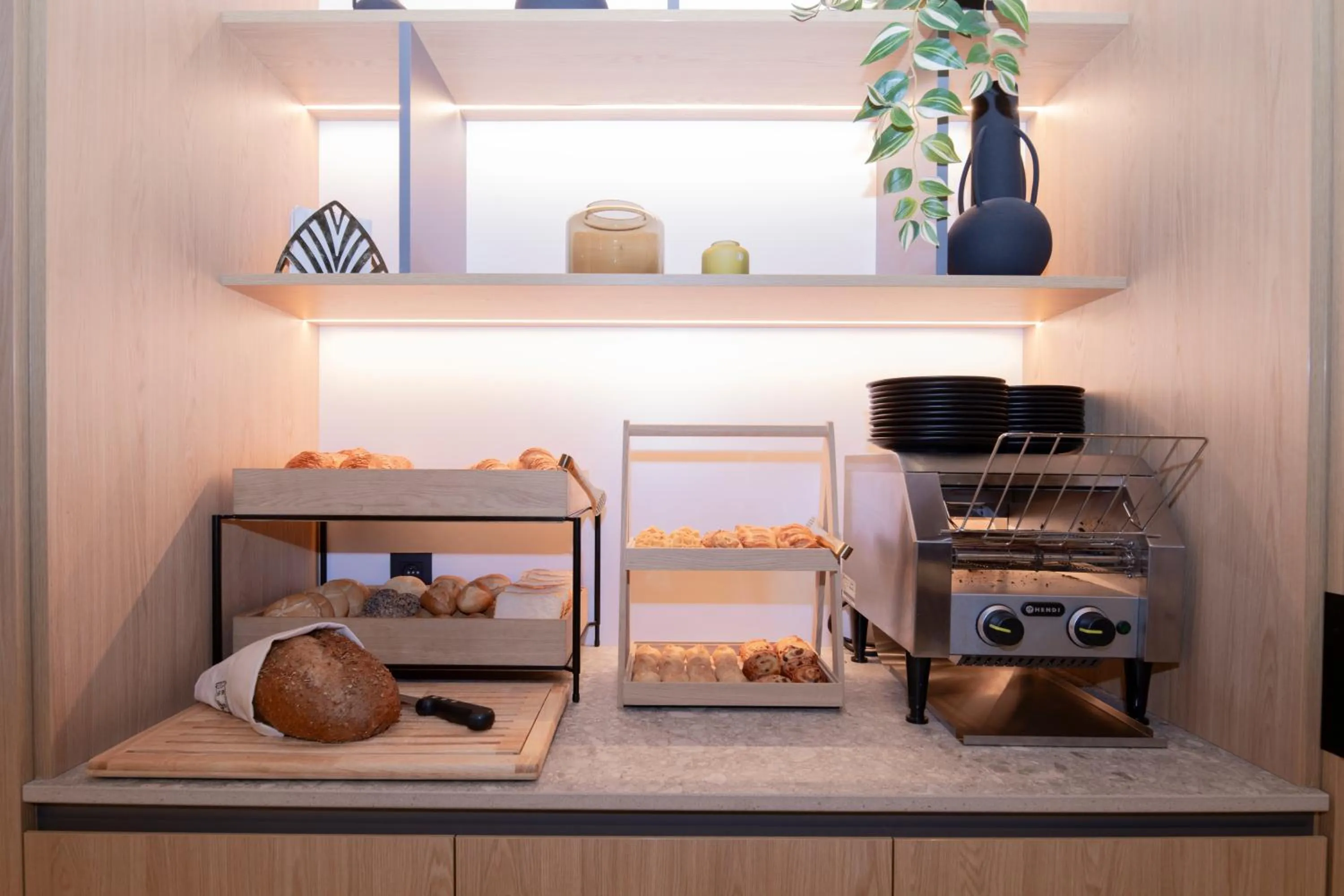 Buffet breakfast in Jill Hotel Brussels