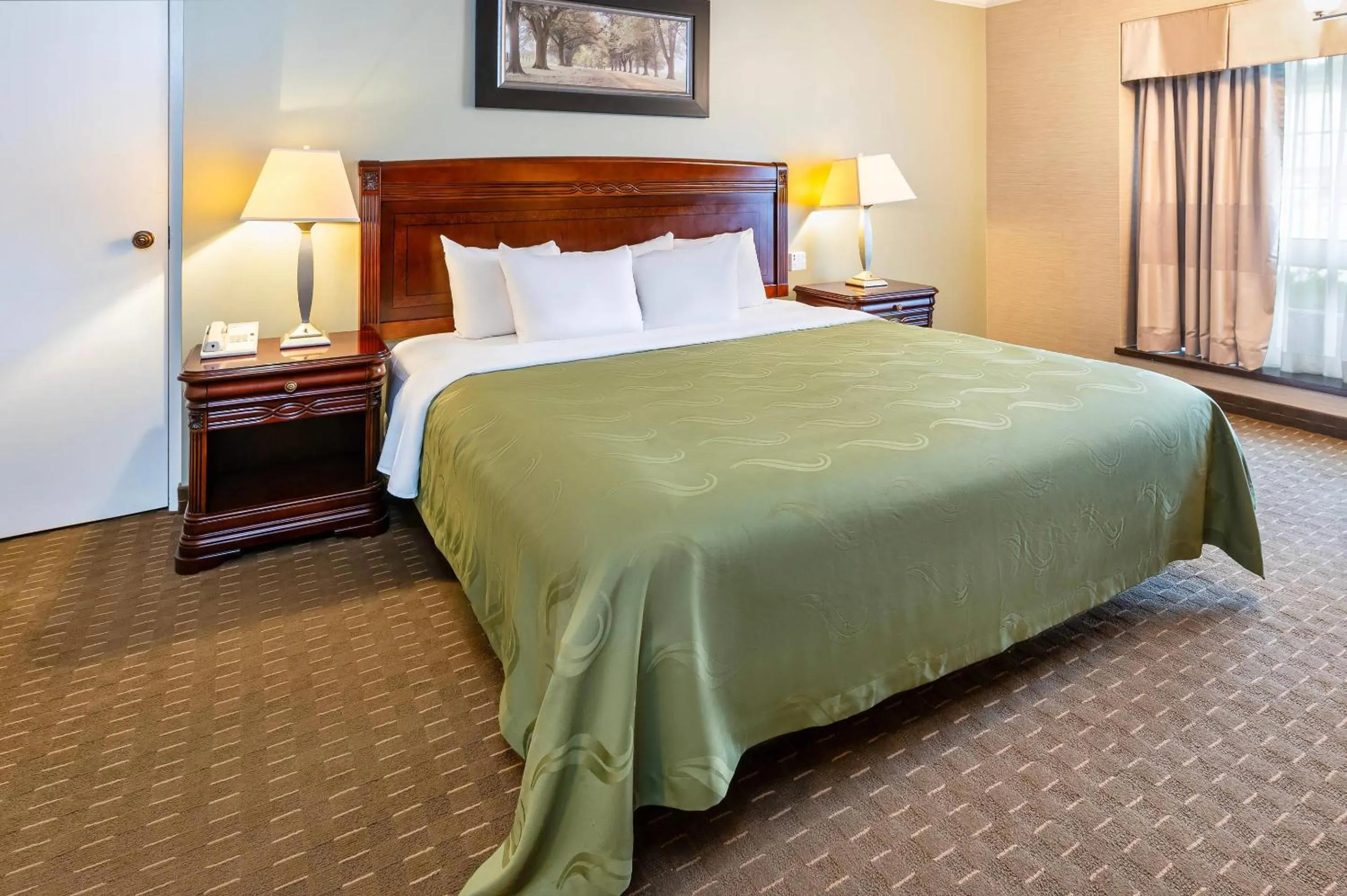 Bedroom, Bed in Rodeway Inn Festival