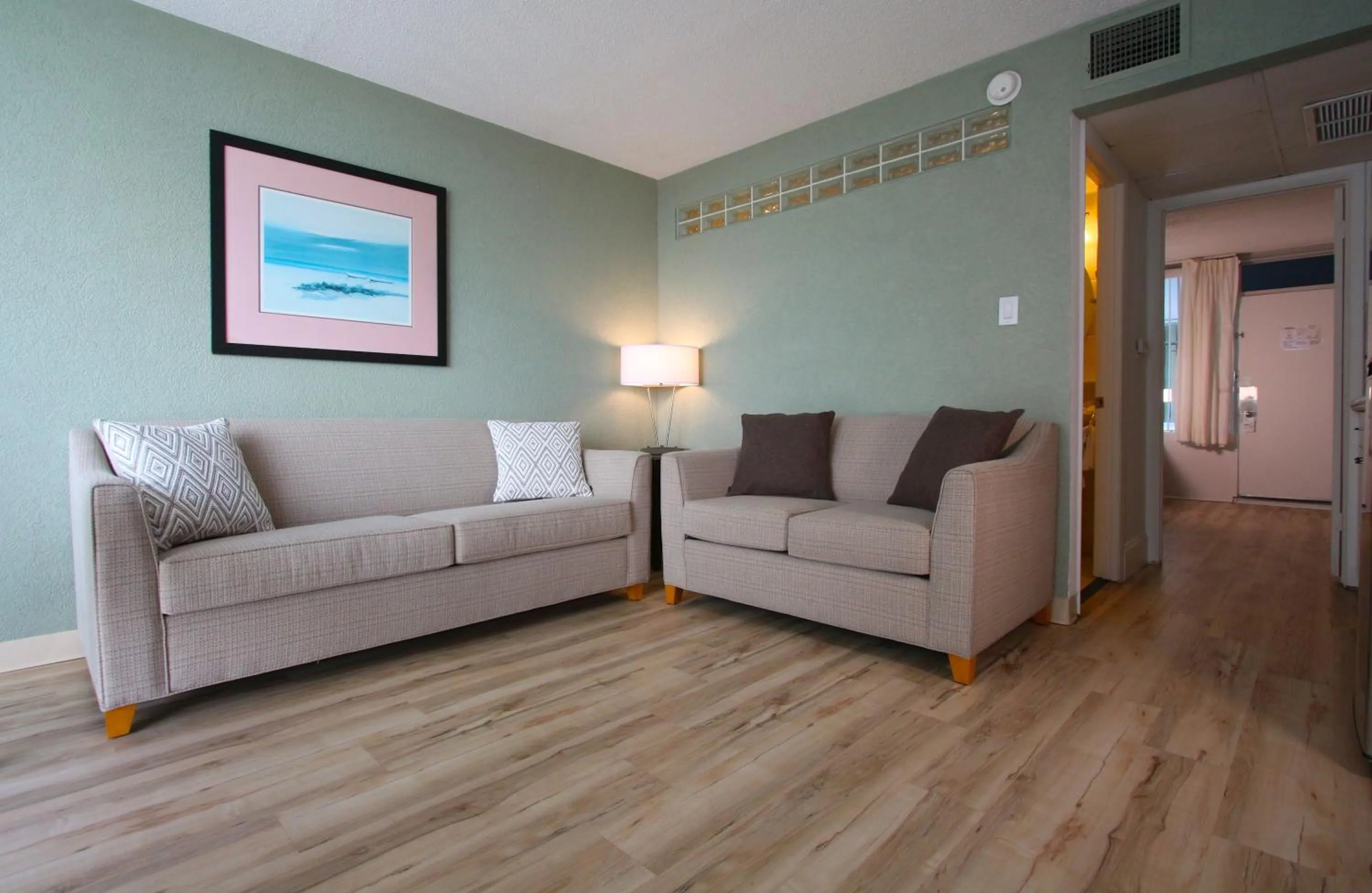 Living room in Crusader Oceanfront Resort