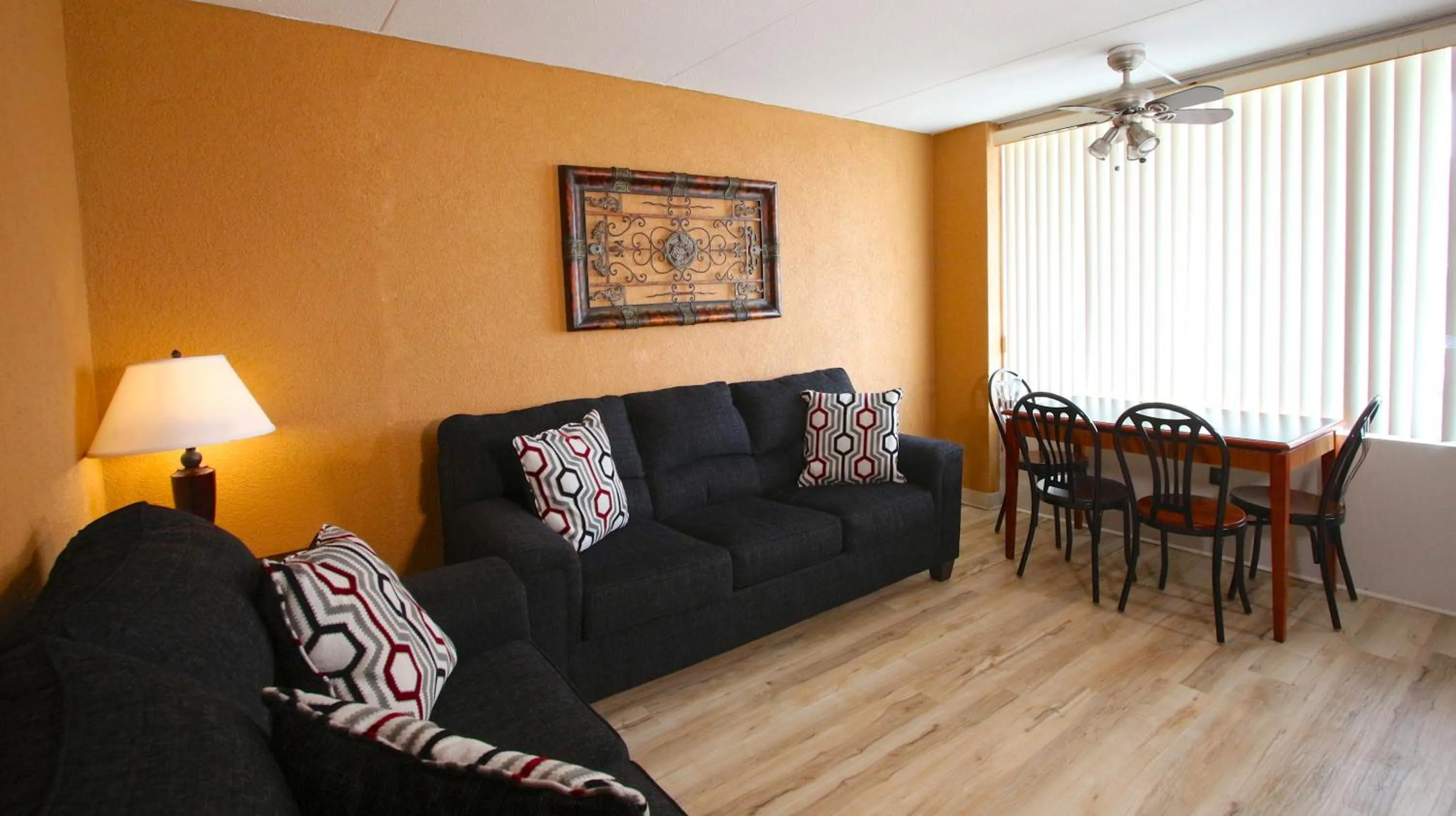 Living room in Crusader Oceanfront Resort