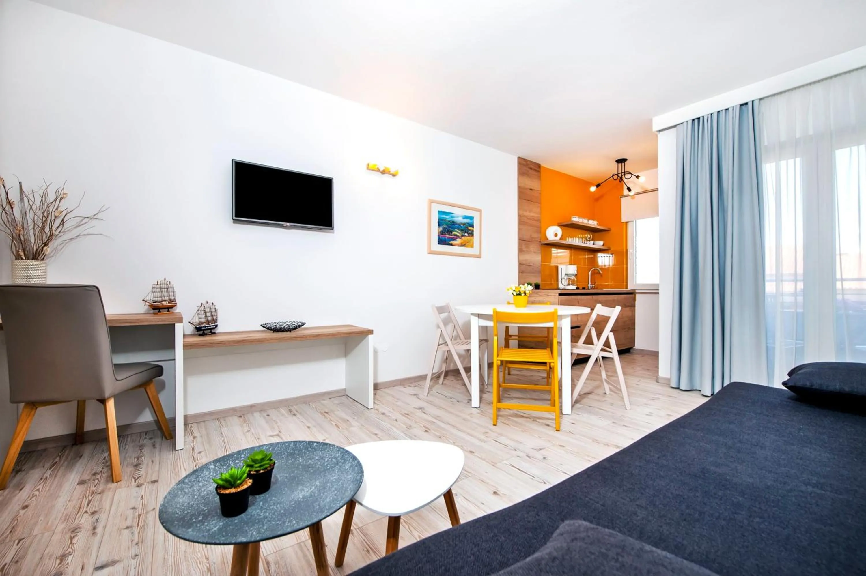 Living room, Bed in Villa Marea