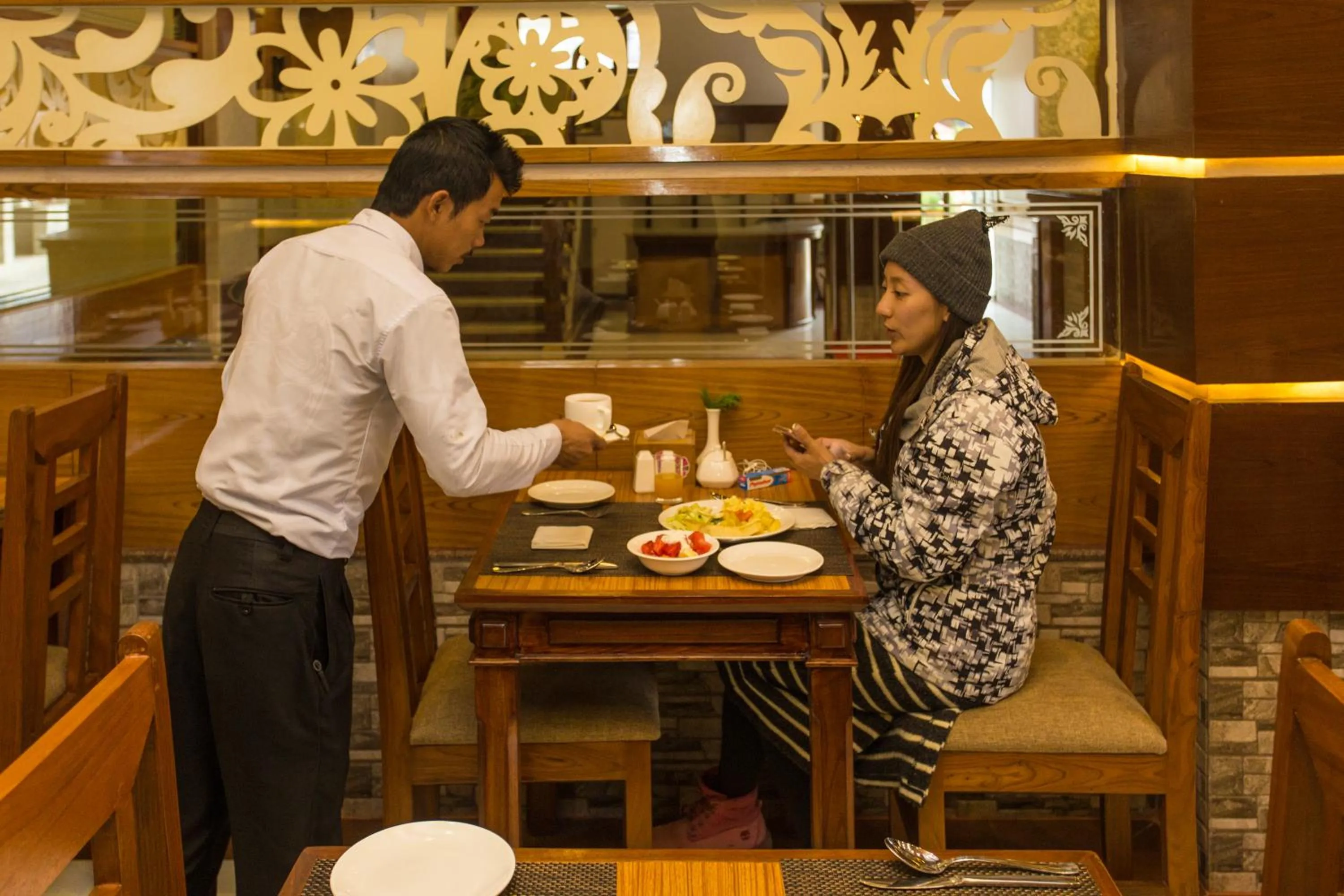 Continental breakfast in Hotel White Pearl