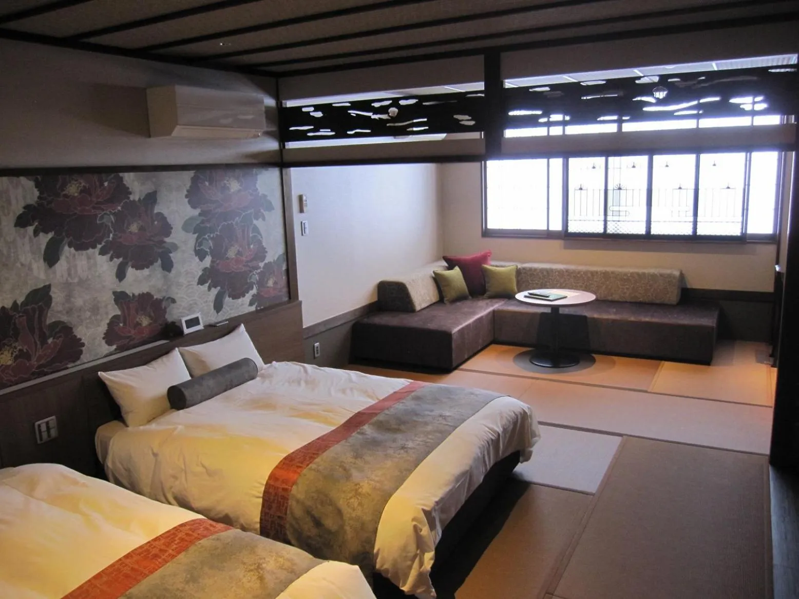 Bed in Oyado Sansui