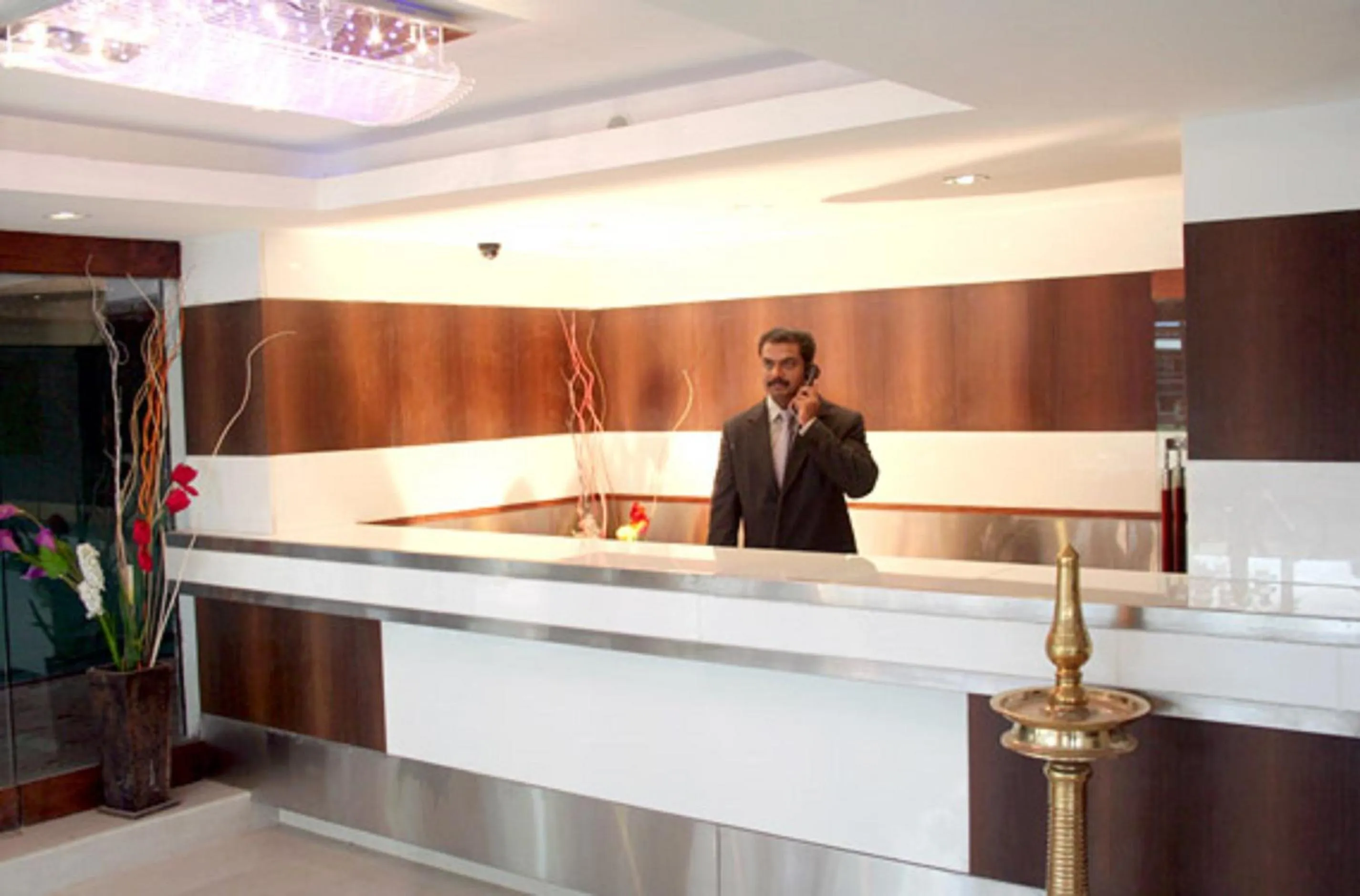 Lobby or reception in Hotel Luciya