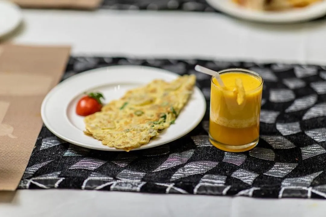 Breakfast in Hotel Luciya